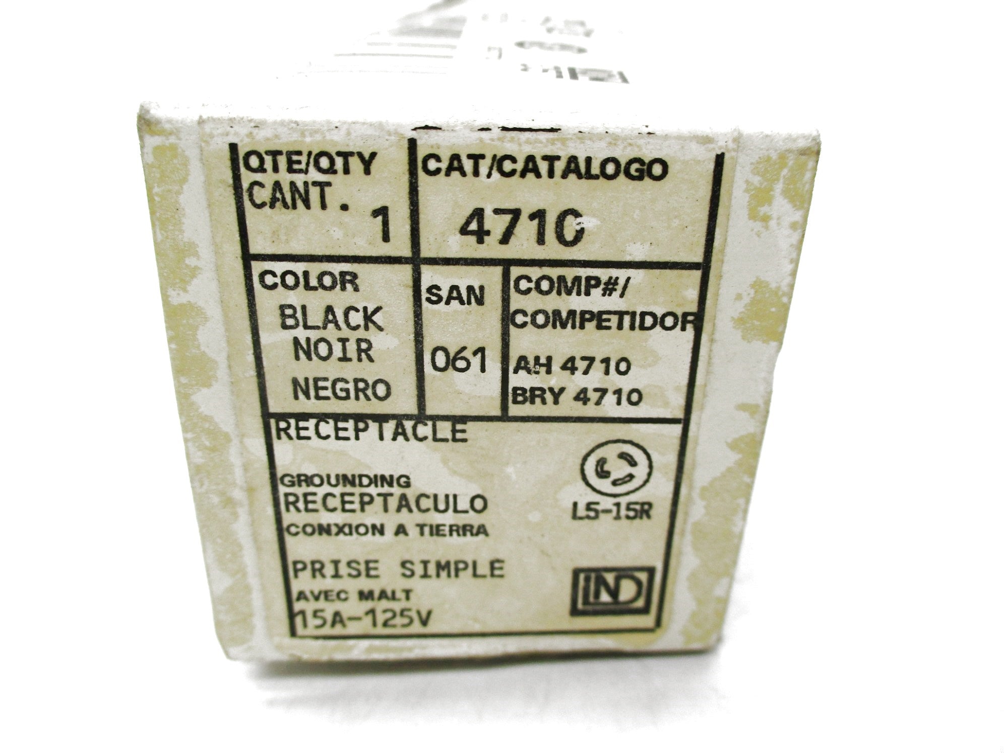 LEVITON 4710 125V 15A NSMP