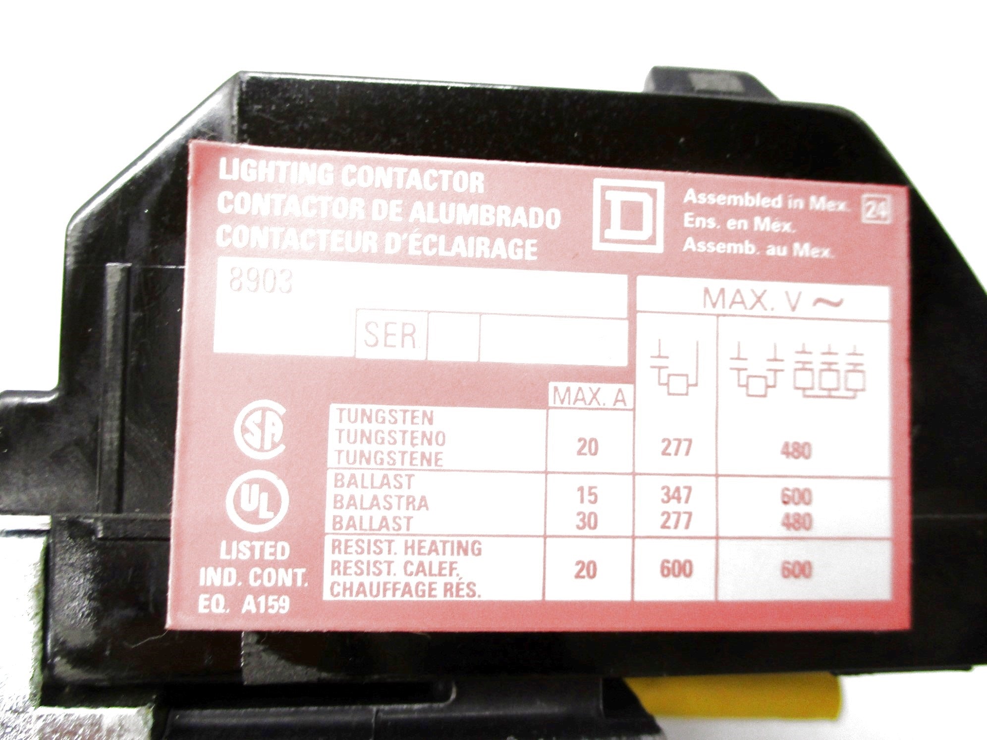SQUARE D 8903LO30V04 SER. C 277 NSMP