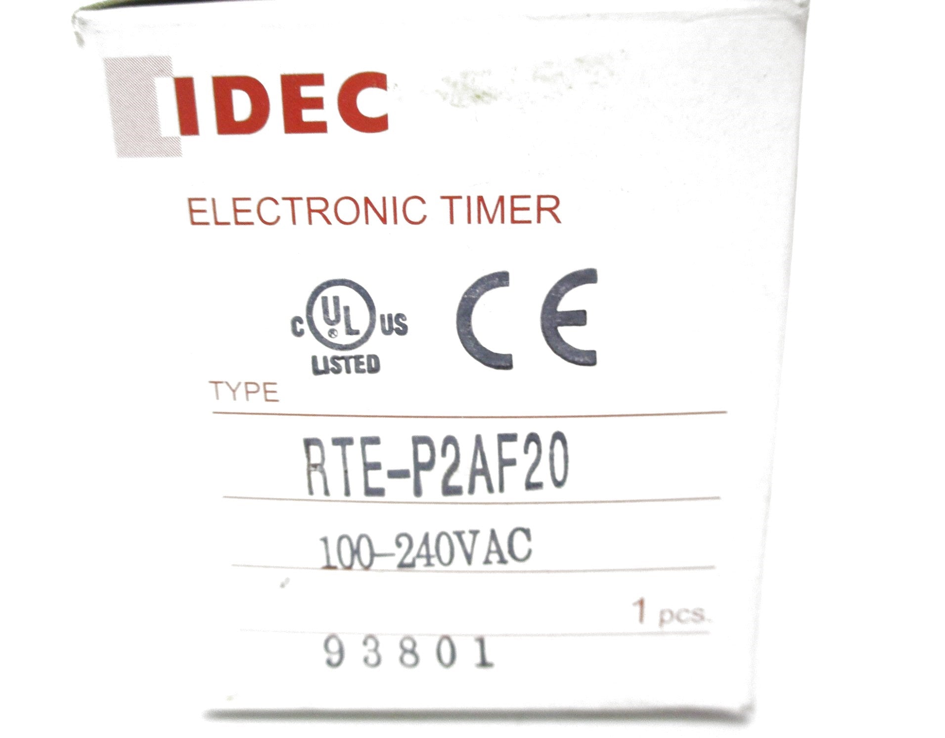 IDEC RTE-P2AF20 100-240VAC NSMP