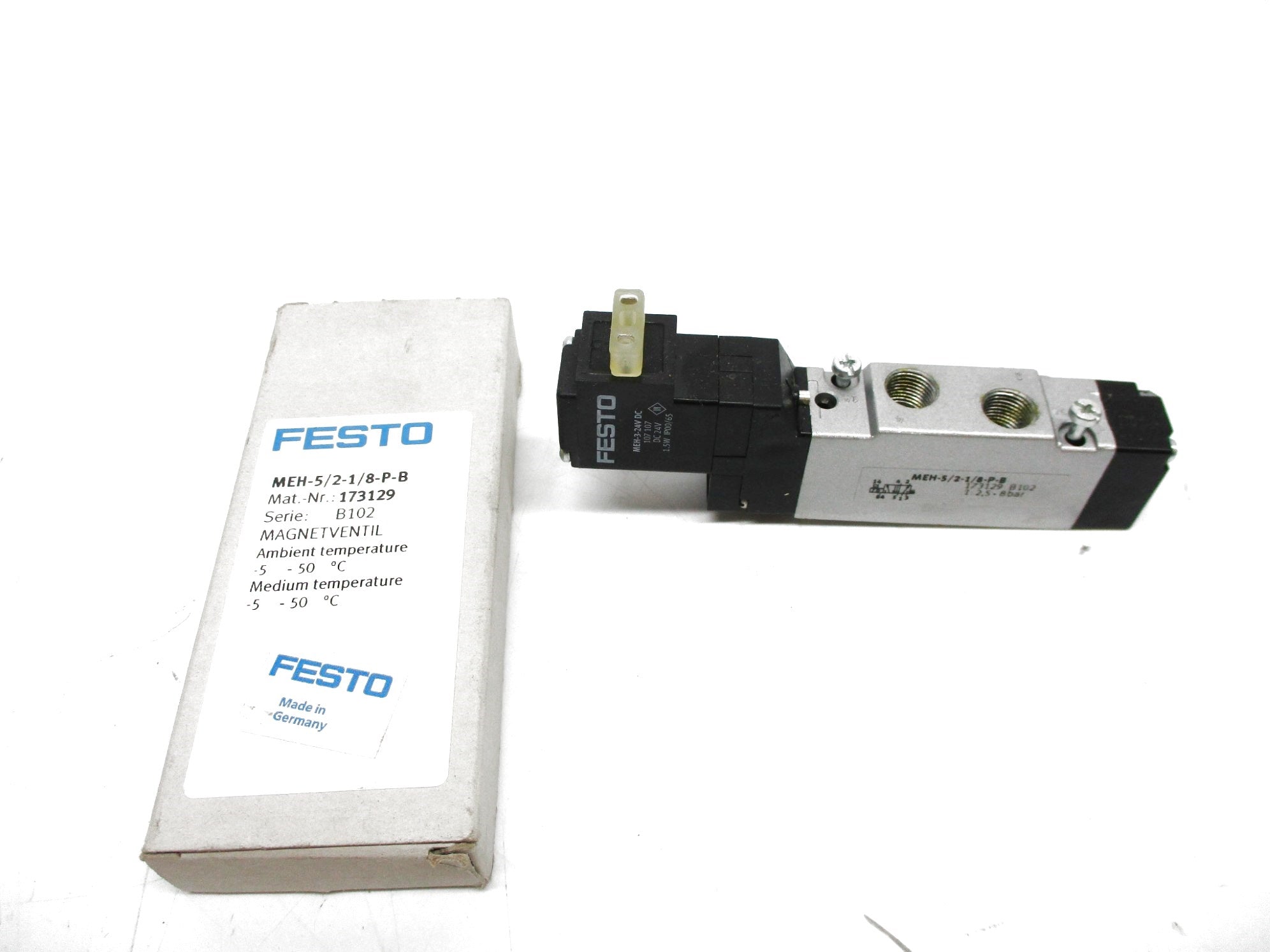 FESTO MEH-5/2-1/8-P-I-B 24VDC NSMP
