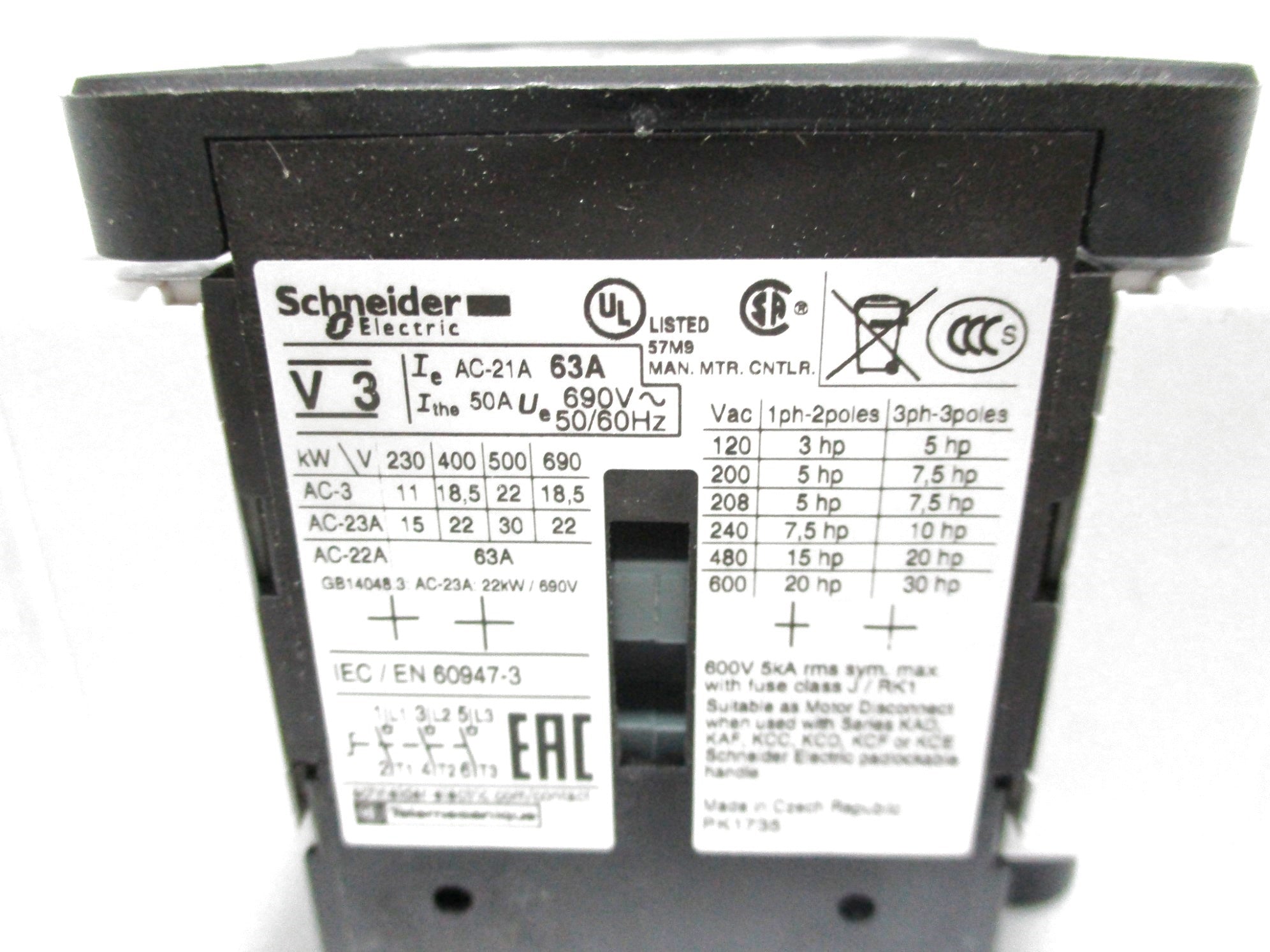 SCHNEIDER ELECTRIC VCF3 NSMP