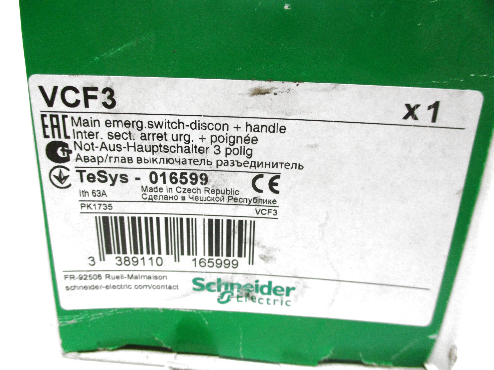 SCHNEIDER ELECTRIC VCF3 NSMP