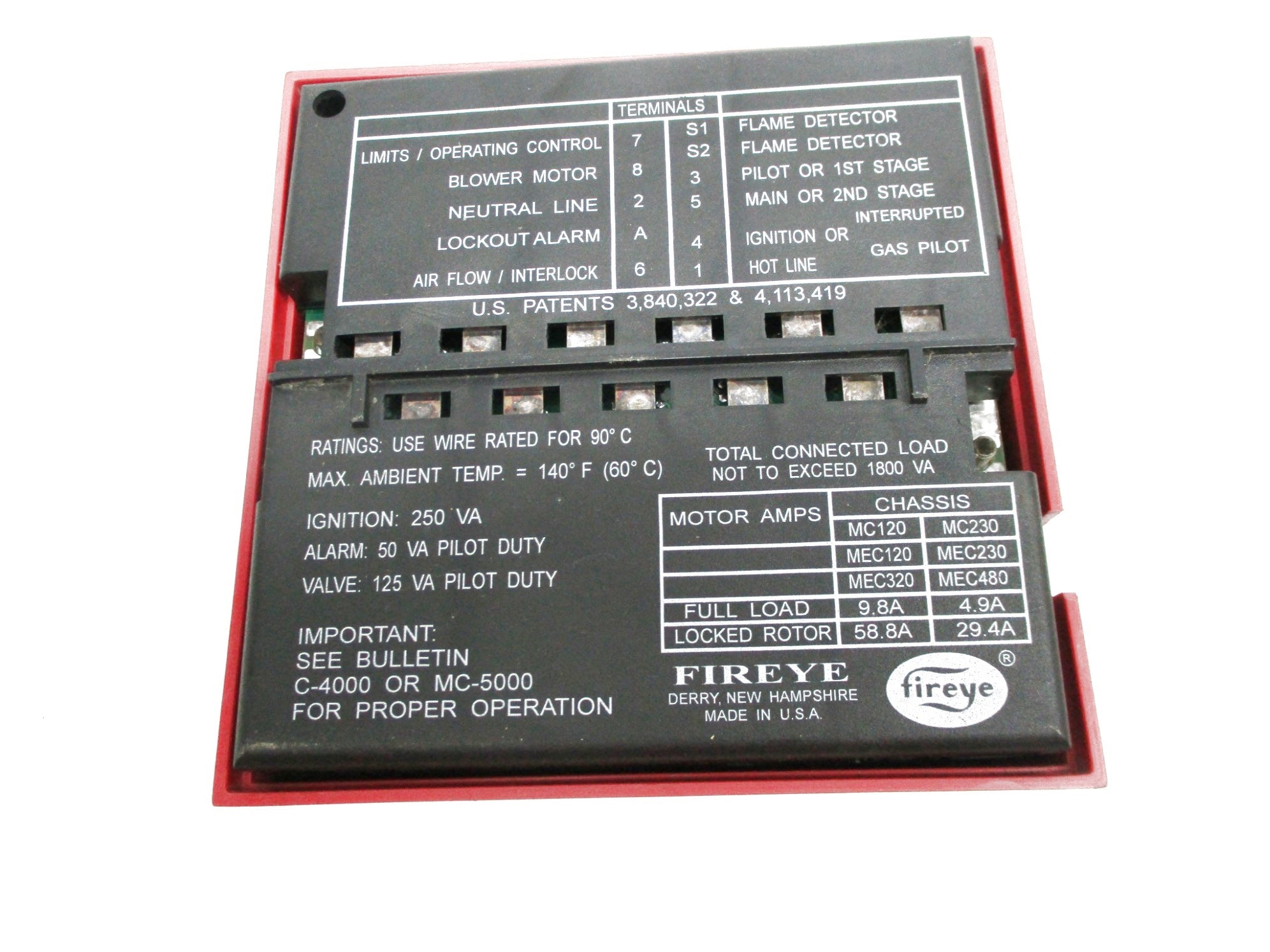 FIREYE MC120R NSMP
