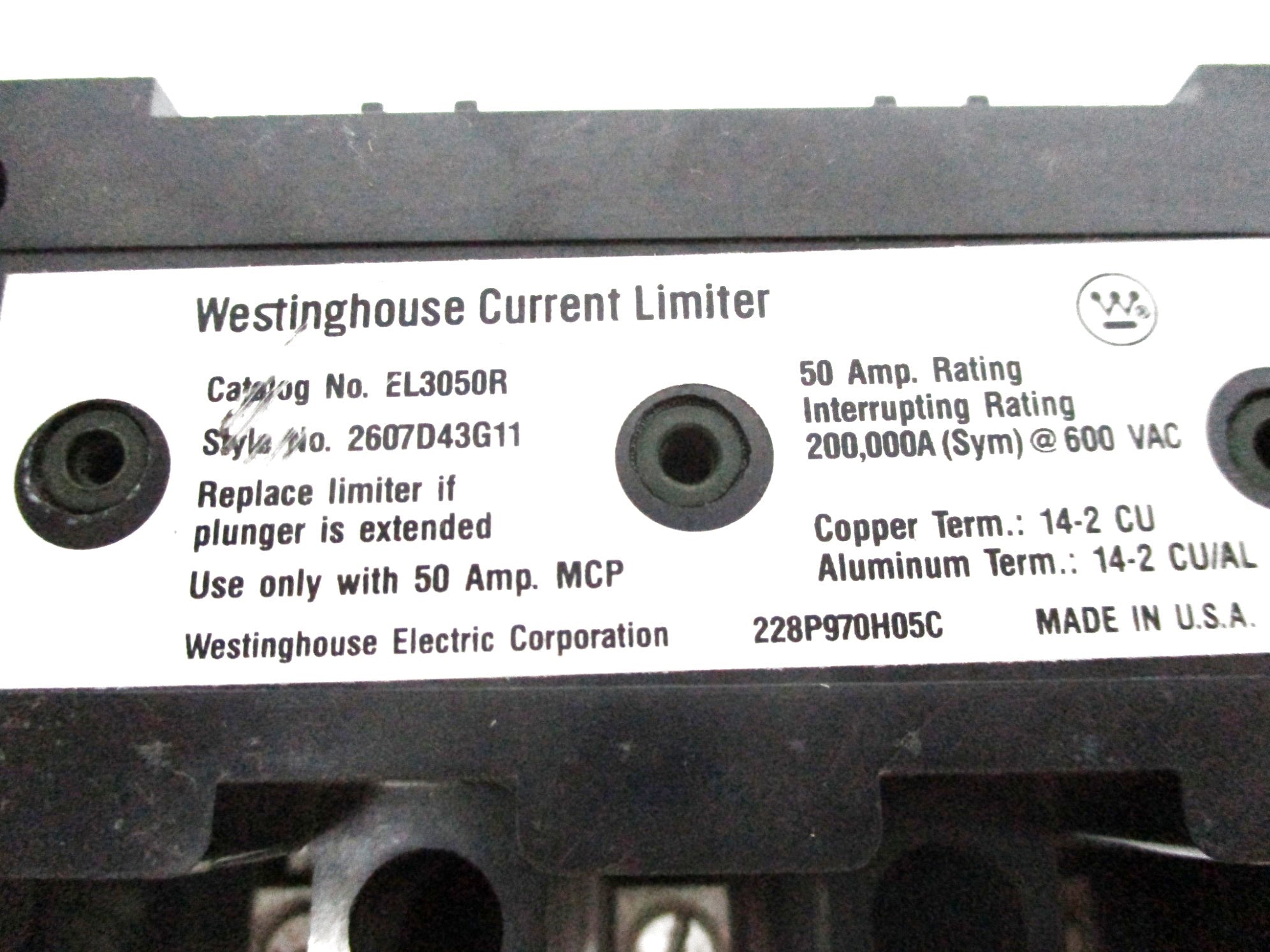 CUTLER HAMMER EL3050R NSMP