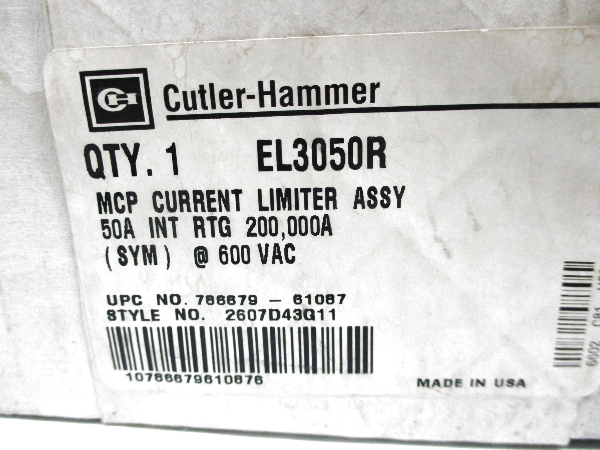 CUTLER HAMMER EL3050R NSMP