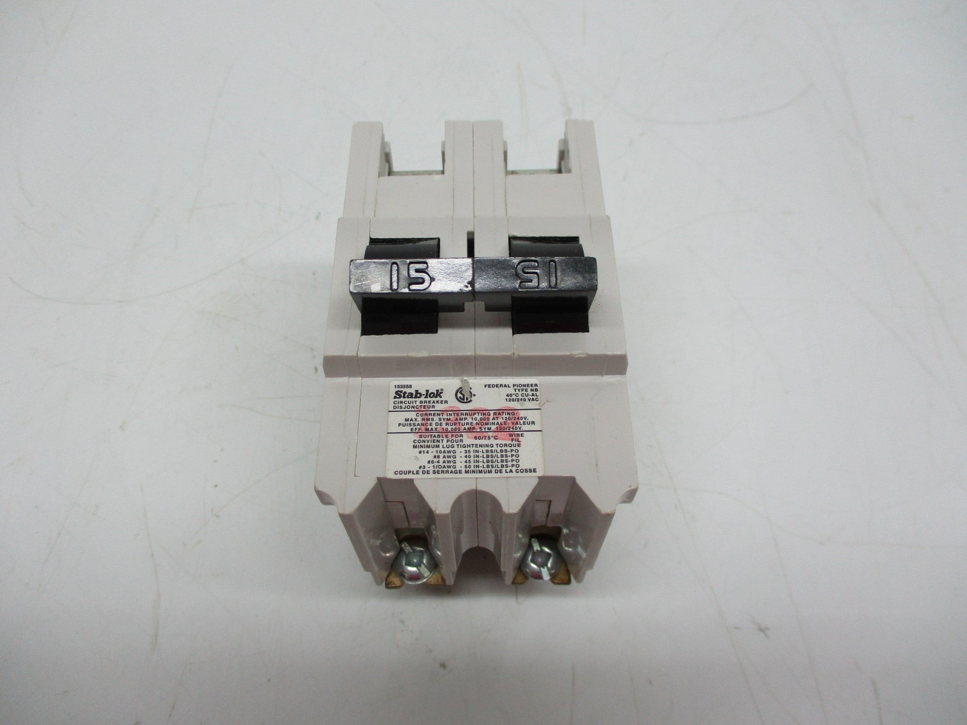 STAB-LOK NB215 15A 120/240V NSNP