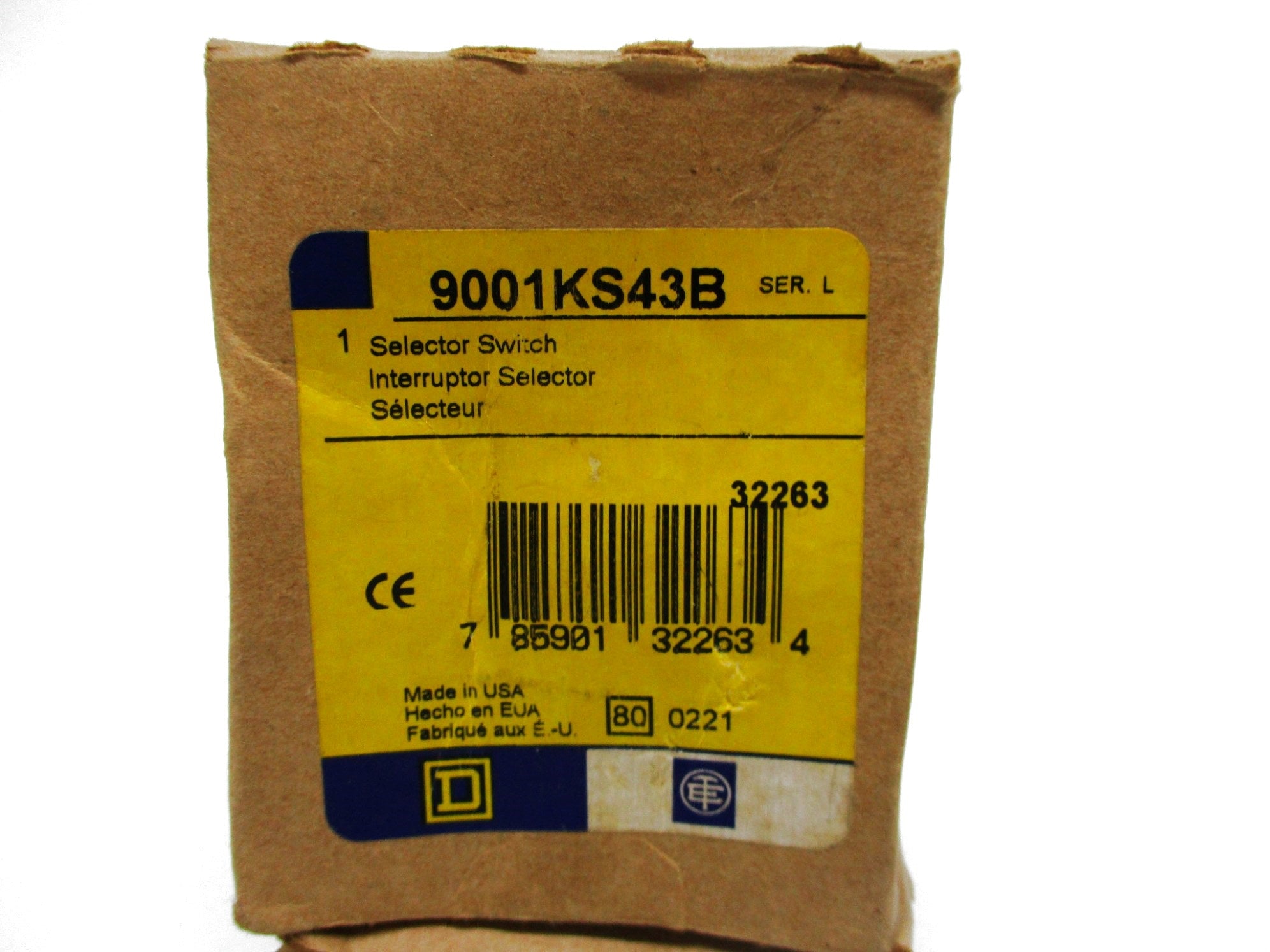SQUARE D 9001KS43B SER. L NSMP