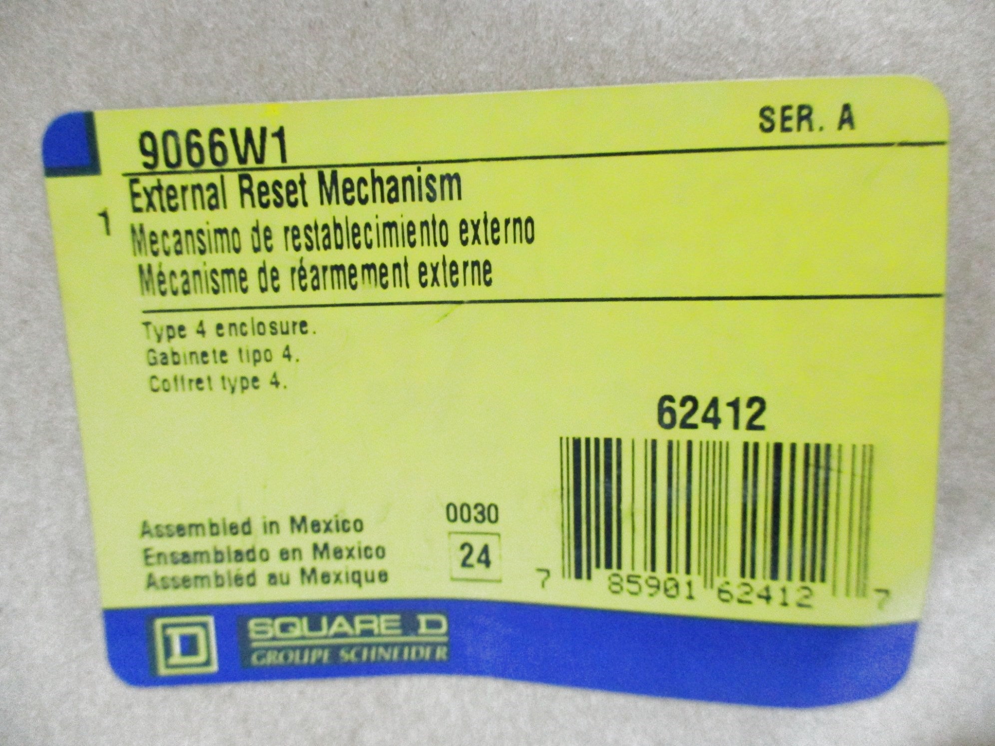 SQUARE D 9066W1 SER. A NSMP