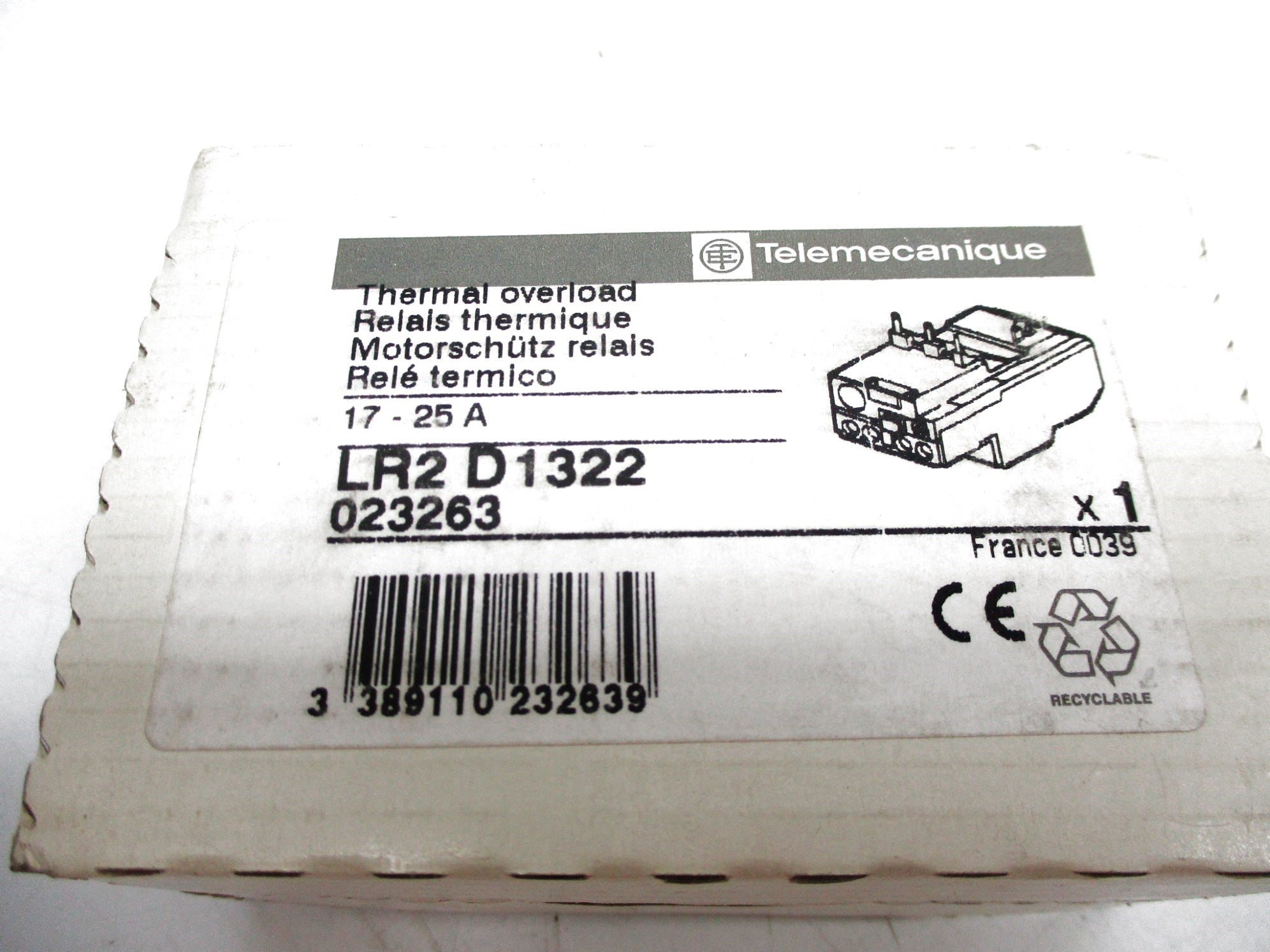 TELEMECANIQUE LR2D1322 17-25A NSFS