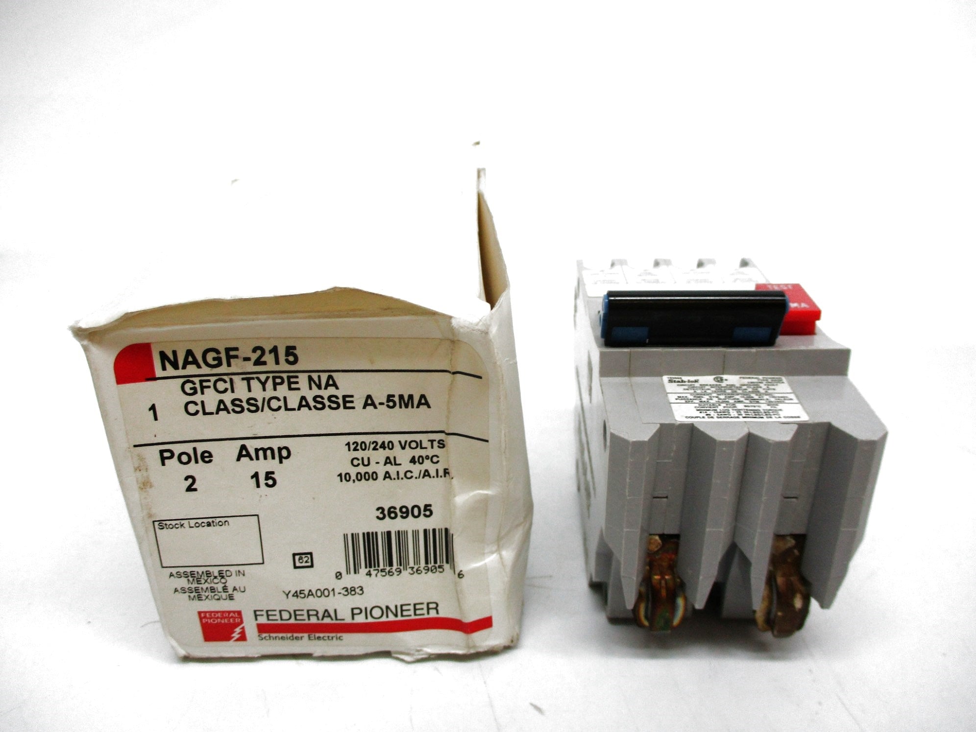 FEDERAL PIONEER NAGF-215 15A 120/240V NSMP