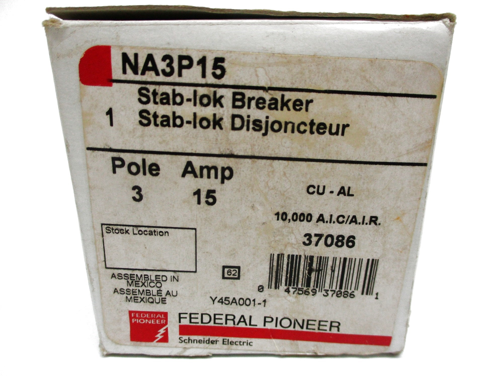 FEDERAL PIONEER NA3P15 15A 240VAC NSMP