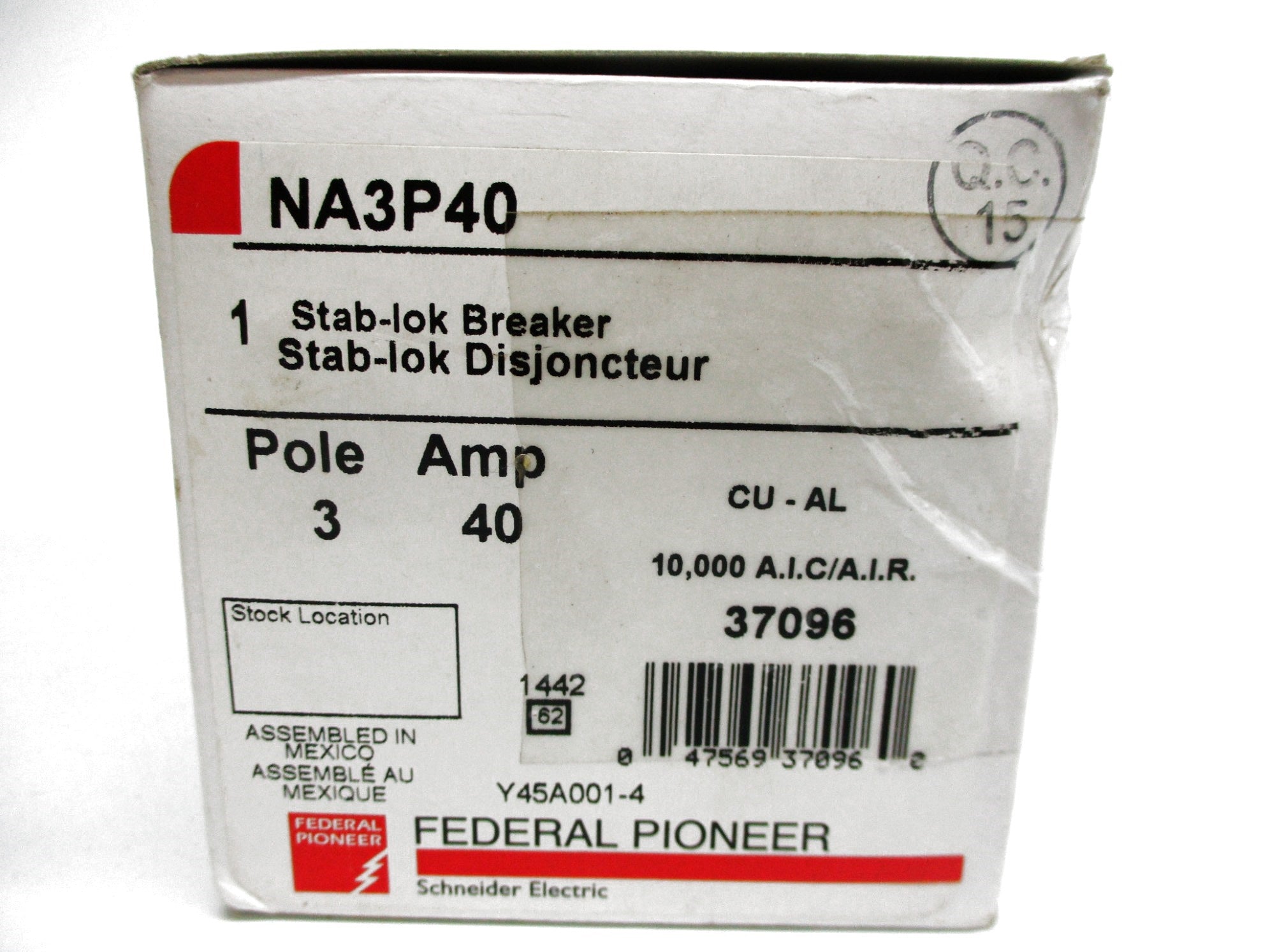 FEDERAL PIONEER NA3P40 40A 240VAC NSMP