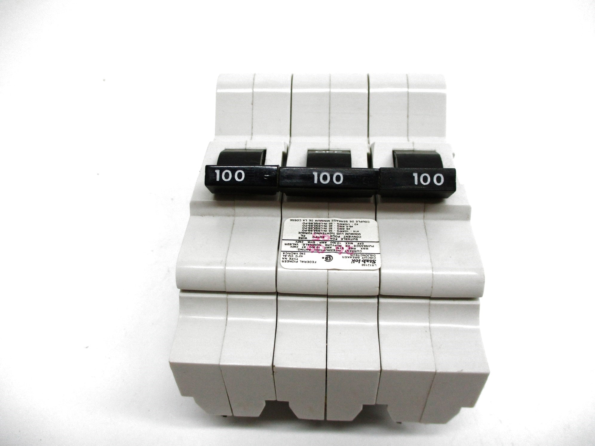 FEDERAL PIONEER NA3P100 100A 240VAC NSMP