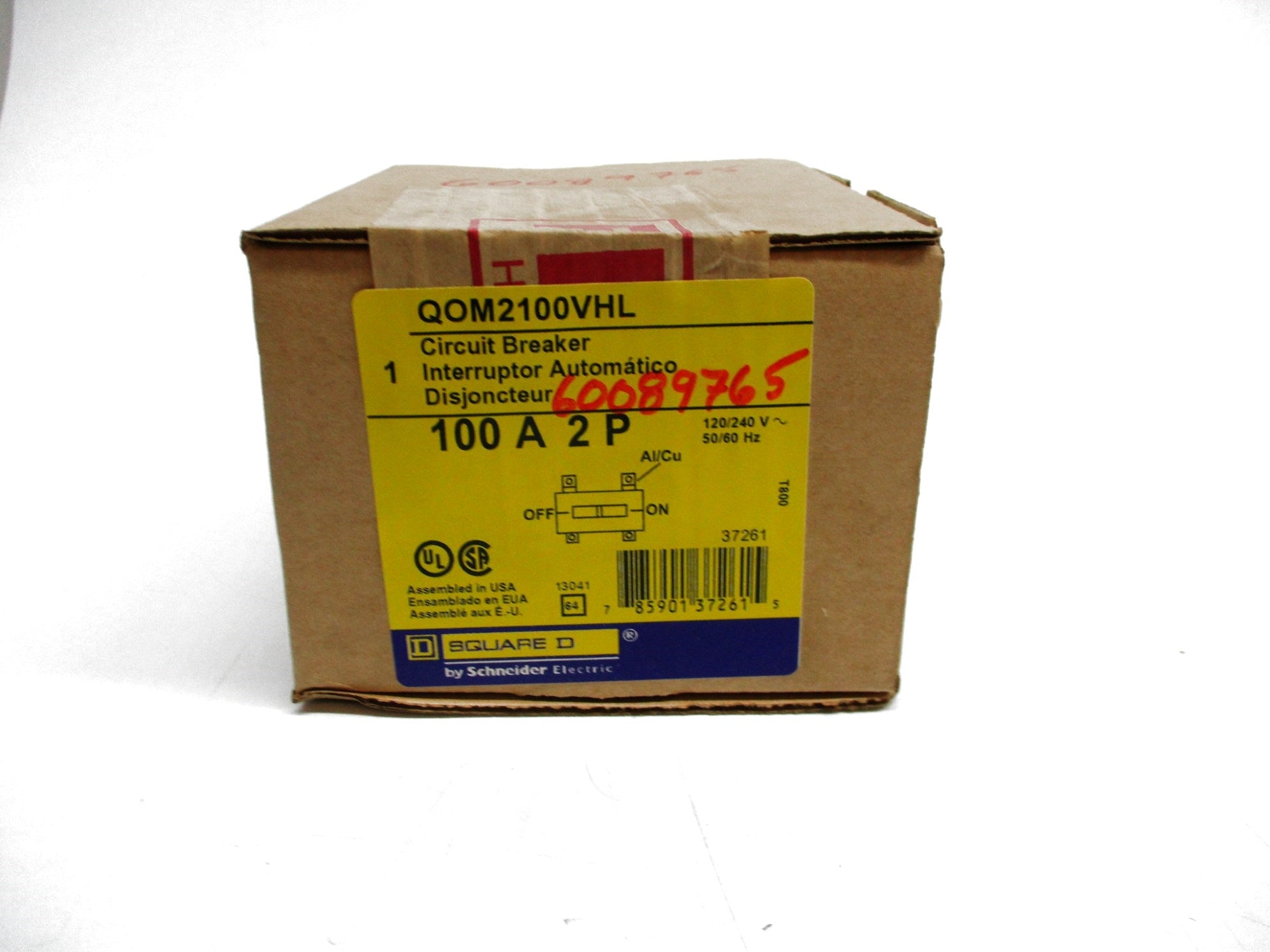SQUARE D QOM2100VHL 100A 120/240V NSFS