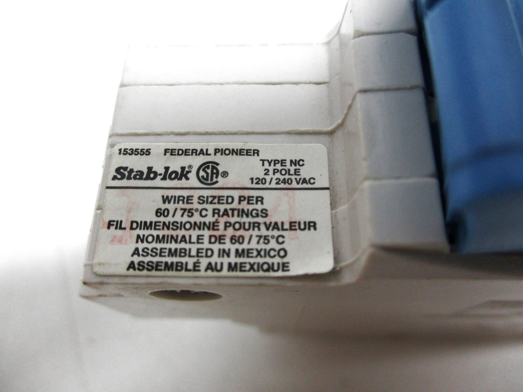 STAB-LOK NC2P15 15A 120/240VAC NSNP