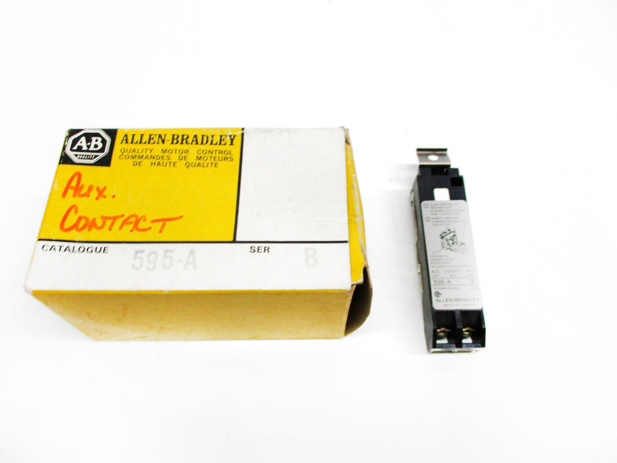 ALLEN BRADLEY 595-A SER. B (WH/YL)  NSMP