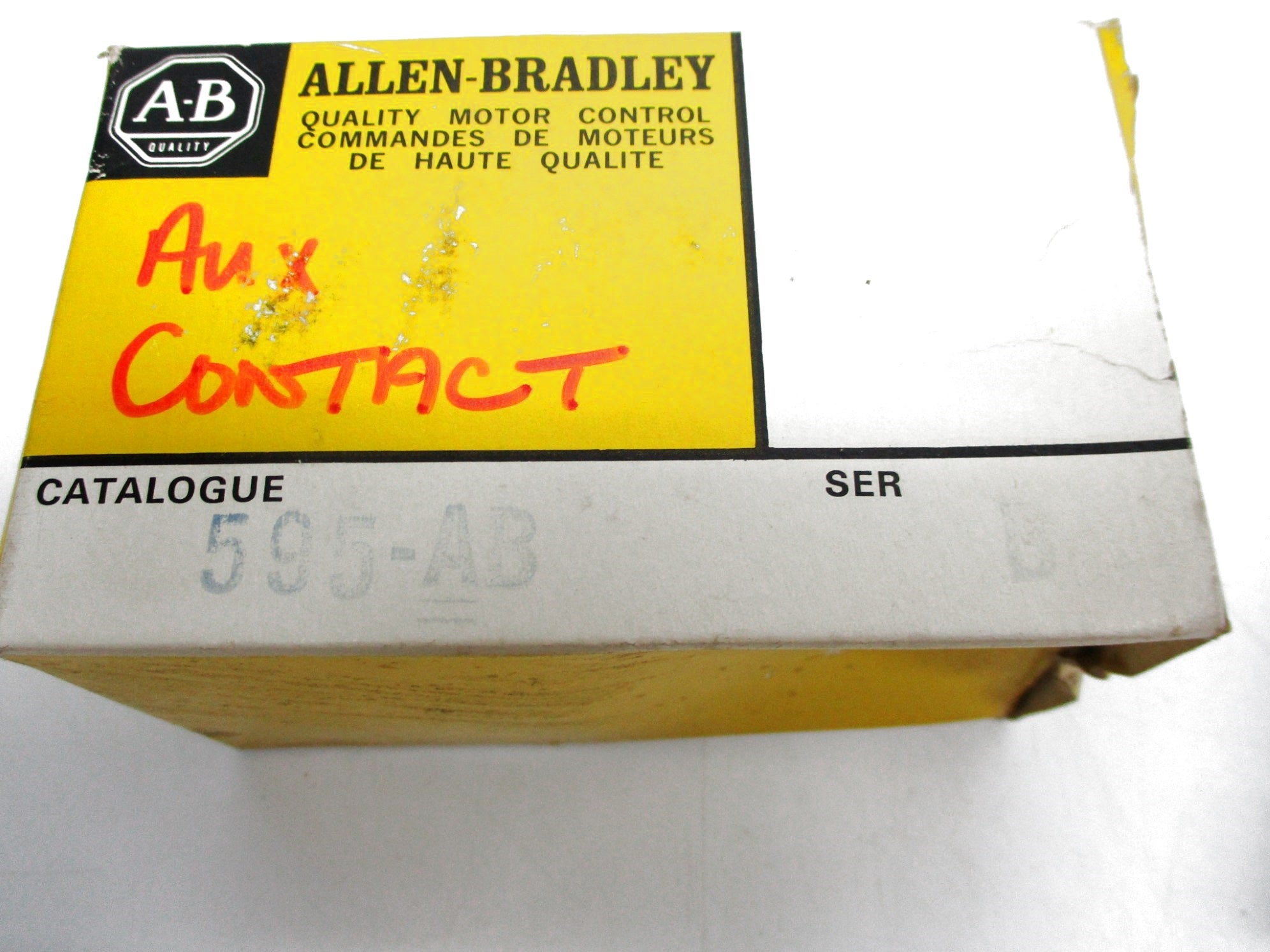 ALLEN BRADLEY 595-AB SER. B (WH/YL)  NSMP