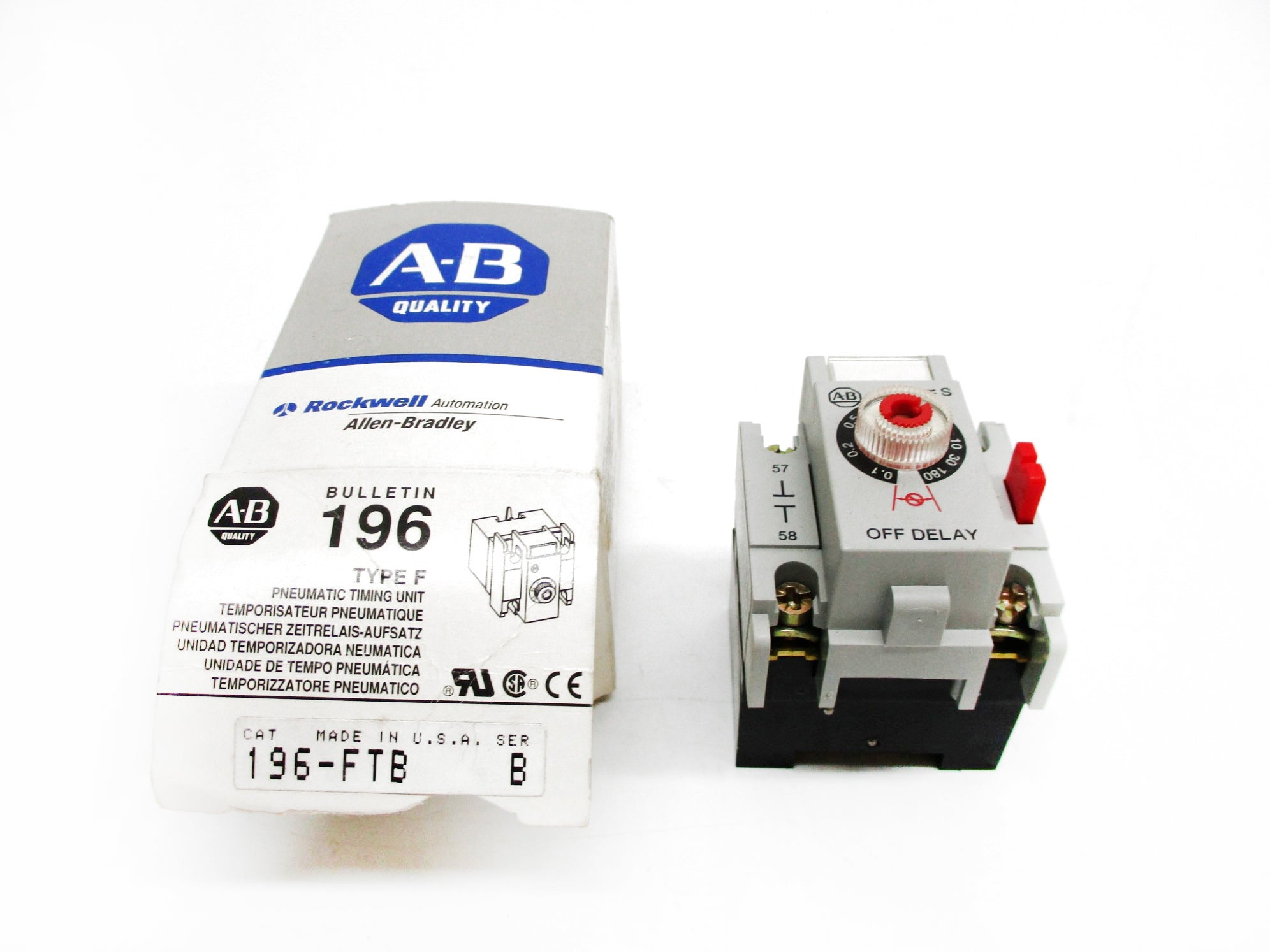 ALLEN BRADLEY 196-FTB SER. B (GY/BL) NSMP
