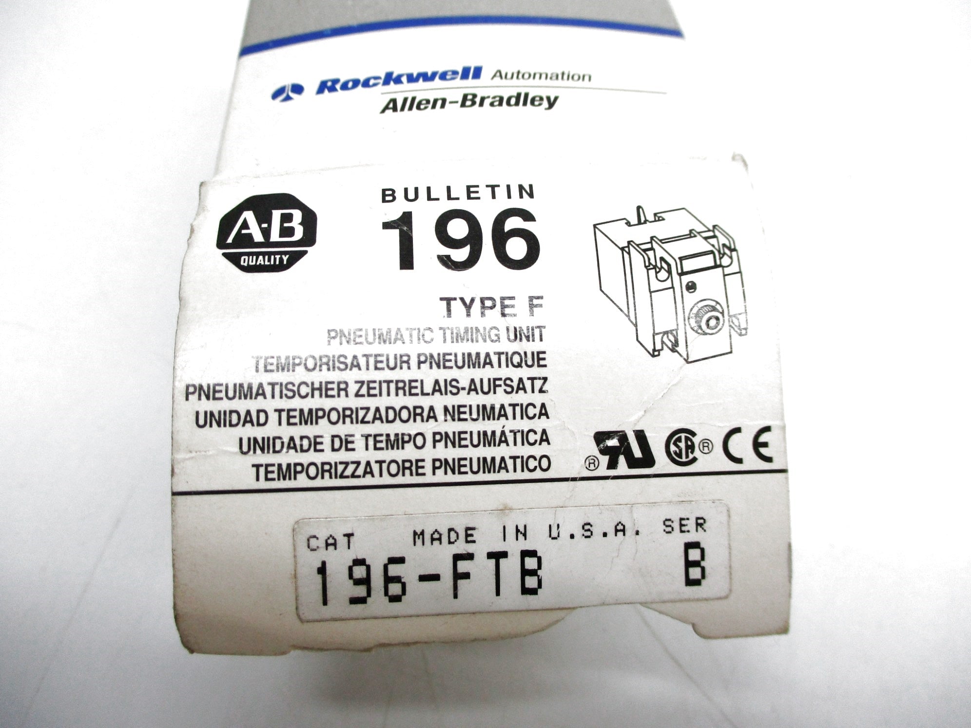 ALLEN BRADLEY 196-FTB SER. B (GY/BL) NSMP