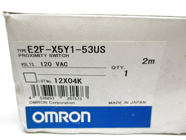 OMRON E2F-X5Y1-53US NSMP