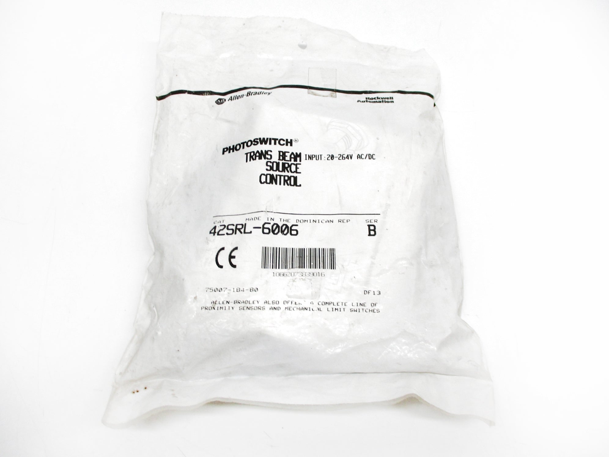 ALLEN BRADLEY 42SRL-6006 SER. B 20-264VAC/DC  NSMP