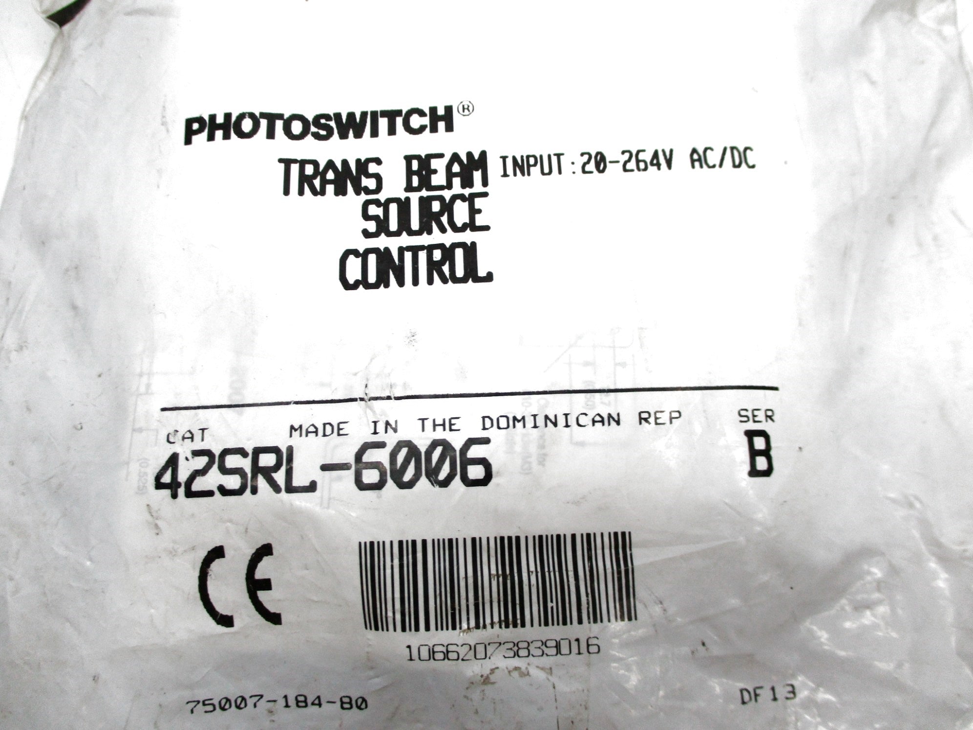 ALLEN BRADLEY 42SRL-6006 SER. B 20-264VAC/DC  NSMP