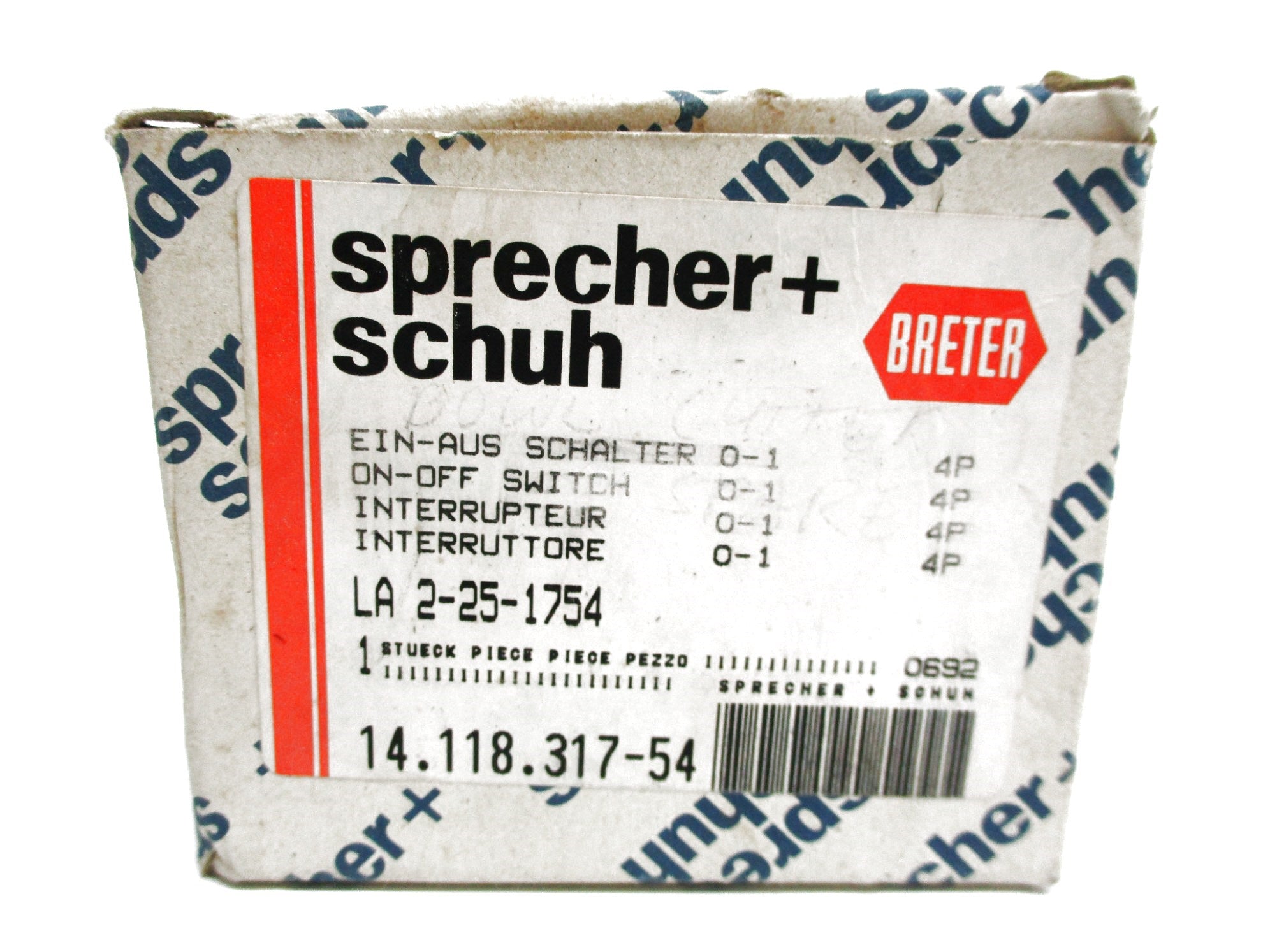 SPRECHNER+SCHUH LA2-25-1754 NSMP