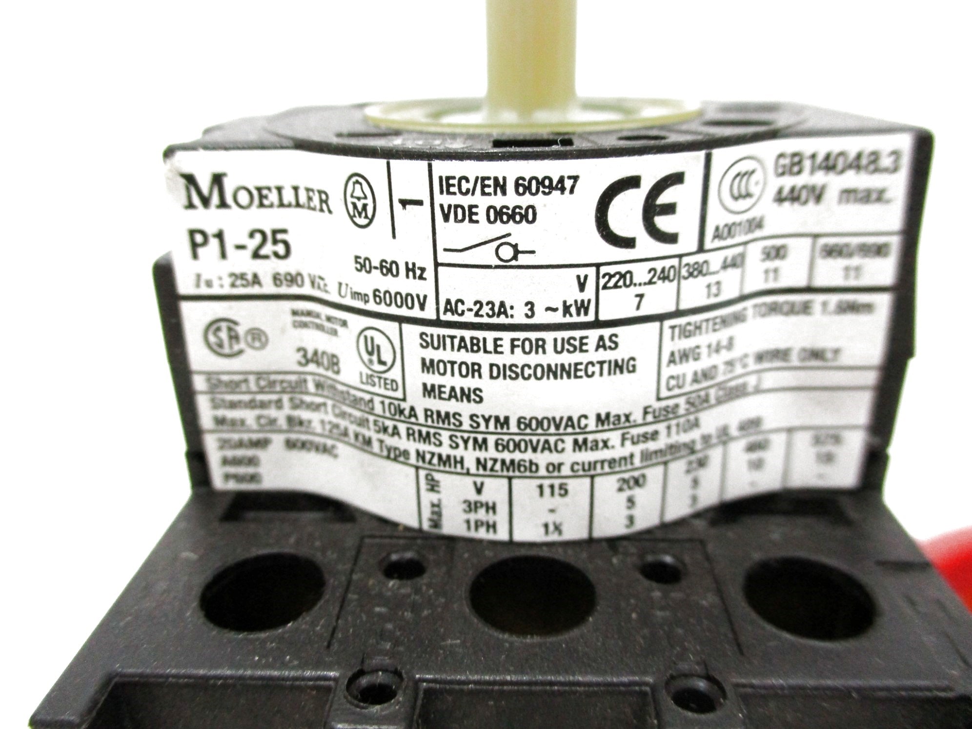 KLOCKNER MOELLER P1-25/EA/SVB NSMP