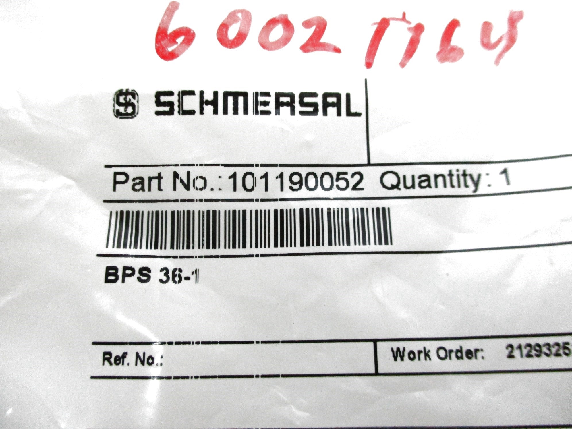 SCHMERSAL BPS36-1 NSMP