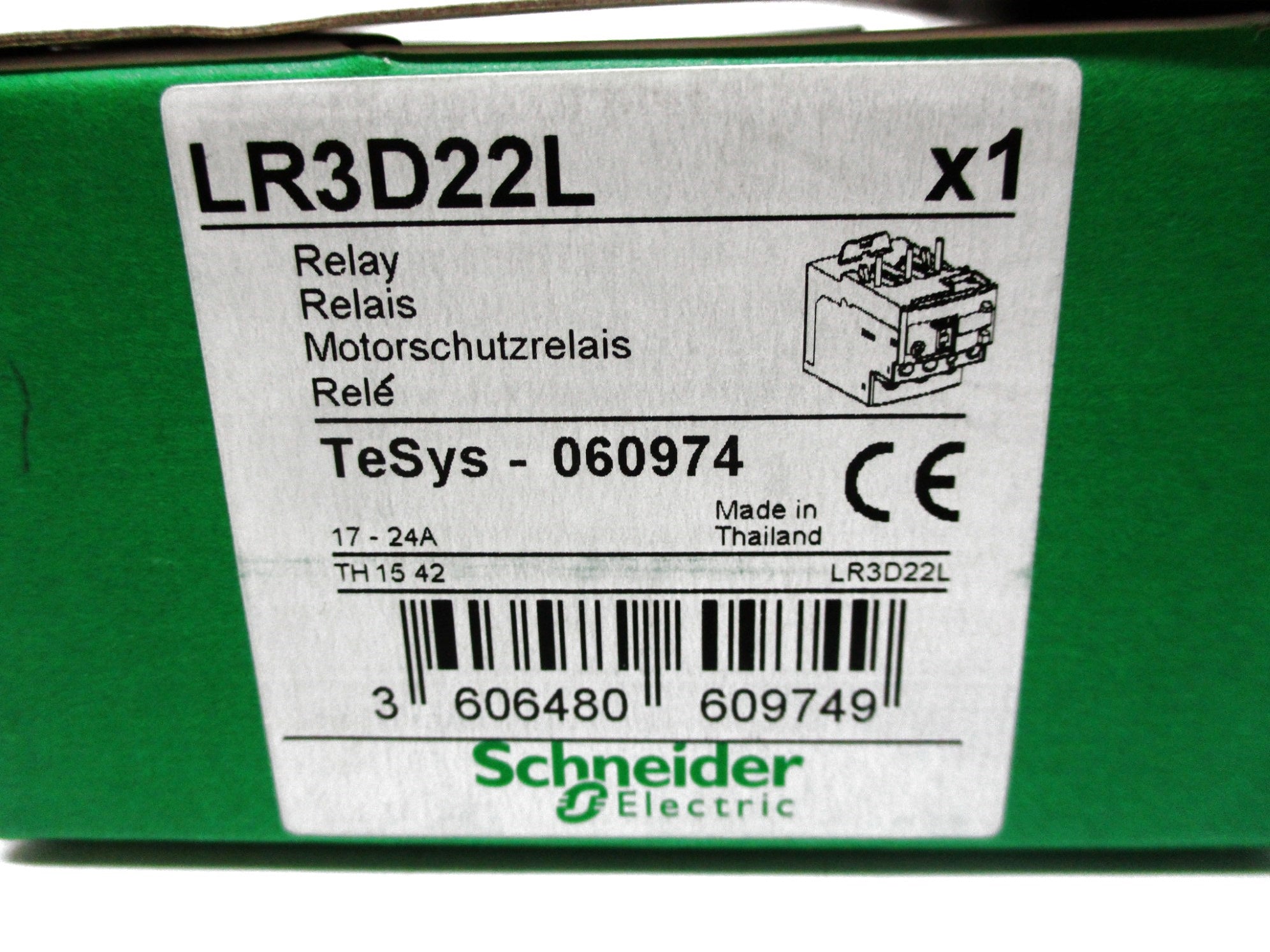 SCHNEIDER ELECTRIC LR3D22L 17-24A NSMP
