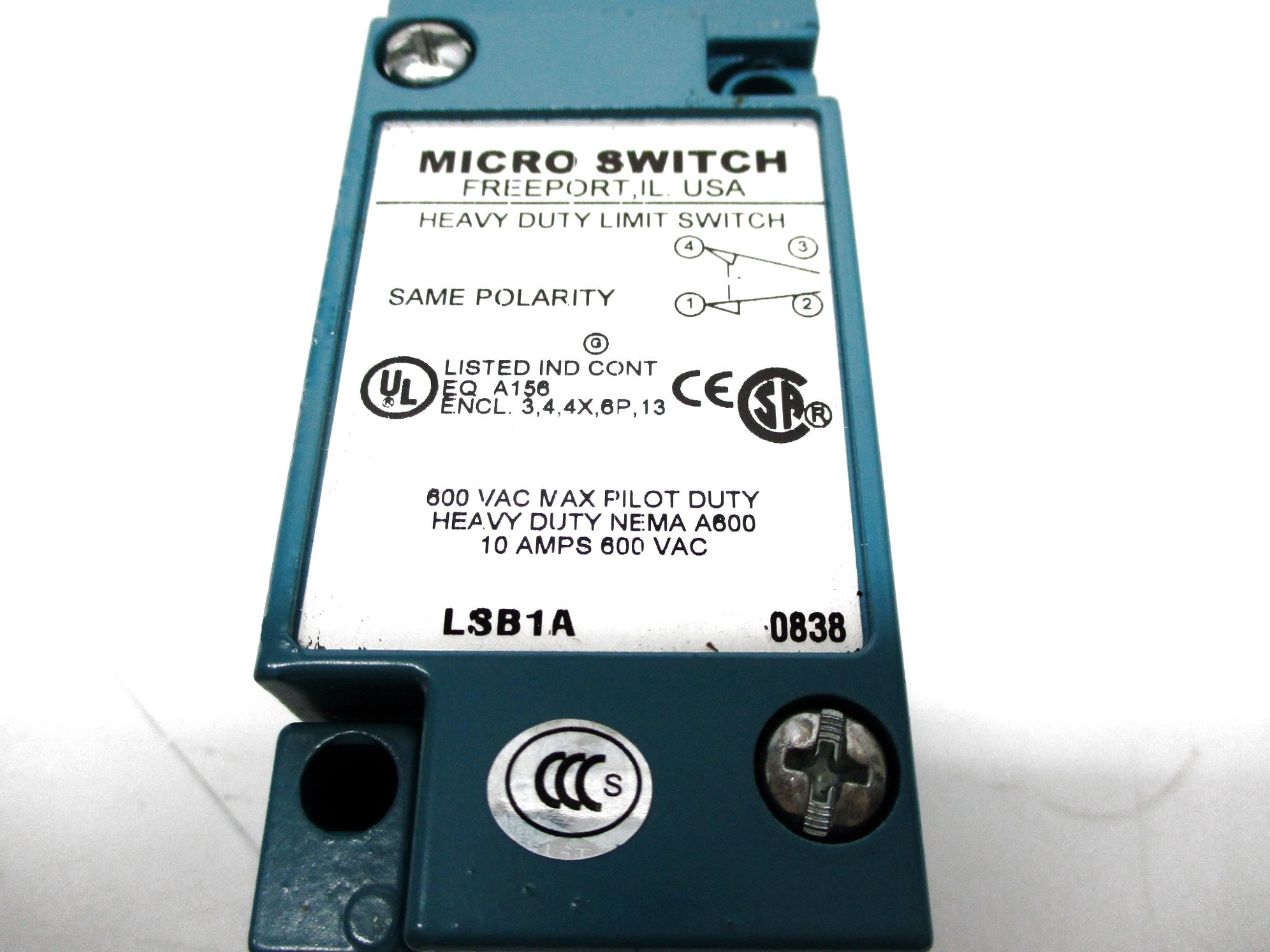 MICROSWITCH LSB1A NSNP