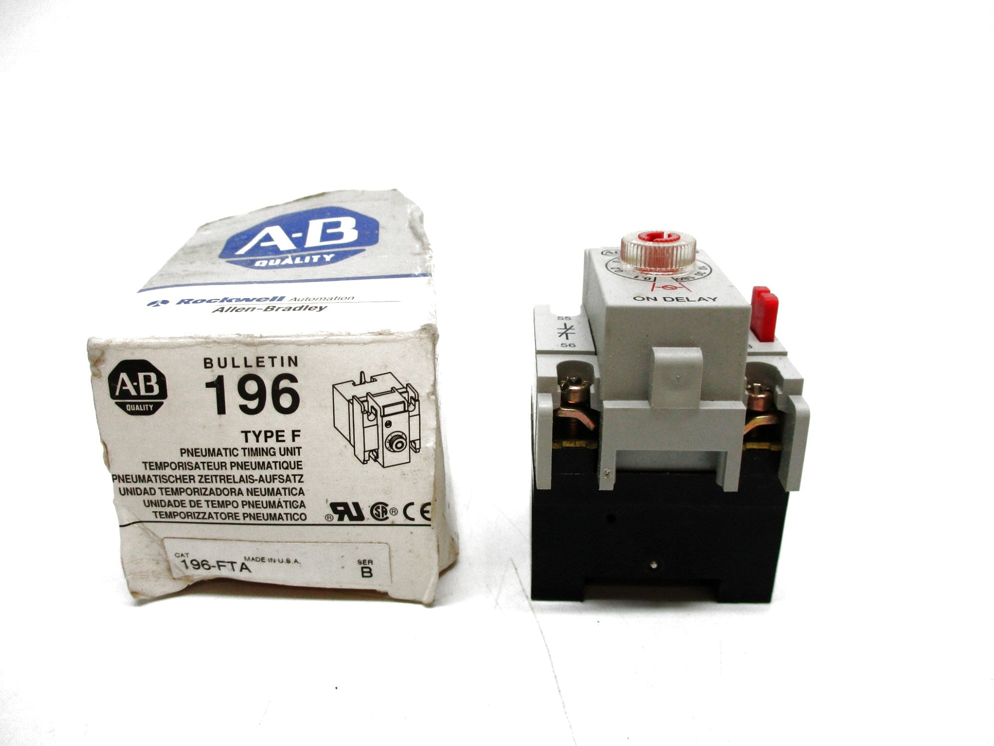 ALLEN BRADLEY 196-FTA SER. B (GY/BL) NSMP