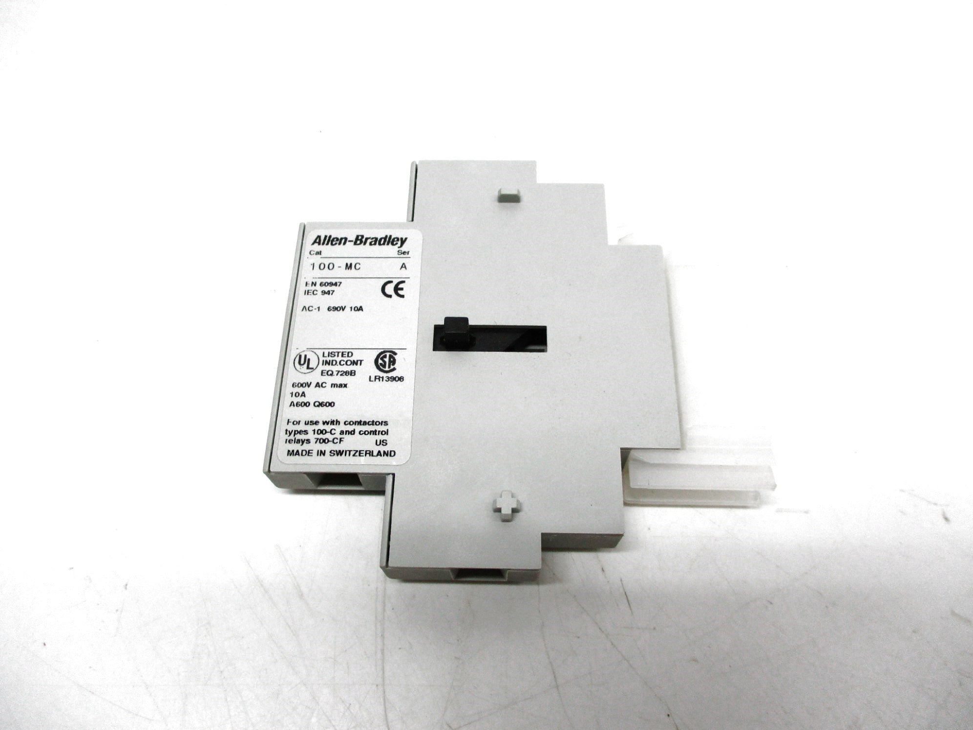 ALLEN BRADLEY 100-MCA02 SER. A (BR/WH) NSMP