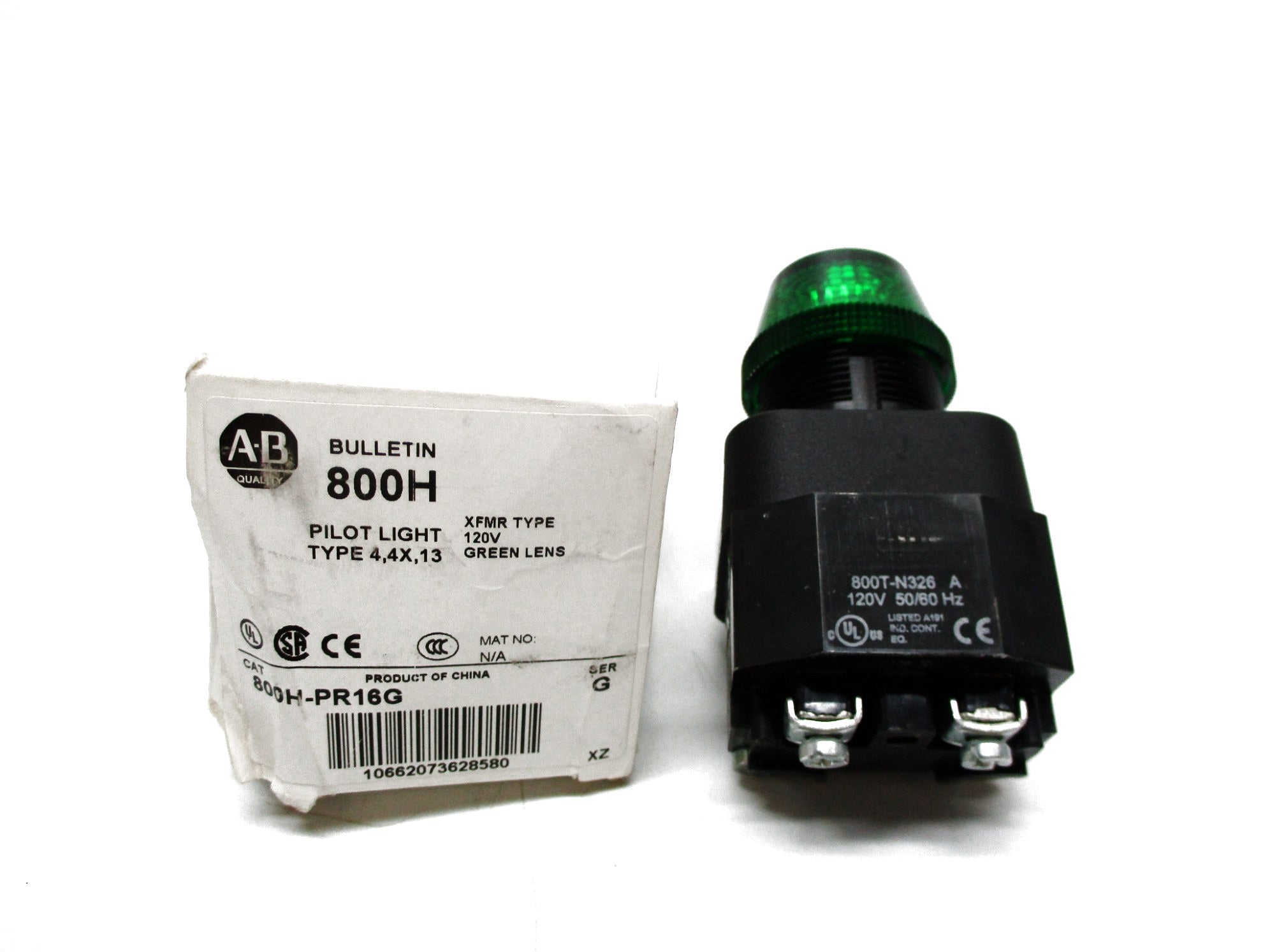 ALLEN BRADLEY 800H-PR16G SER. G  (NO BULB) NSMP