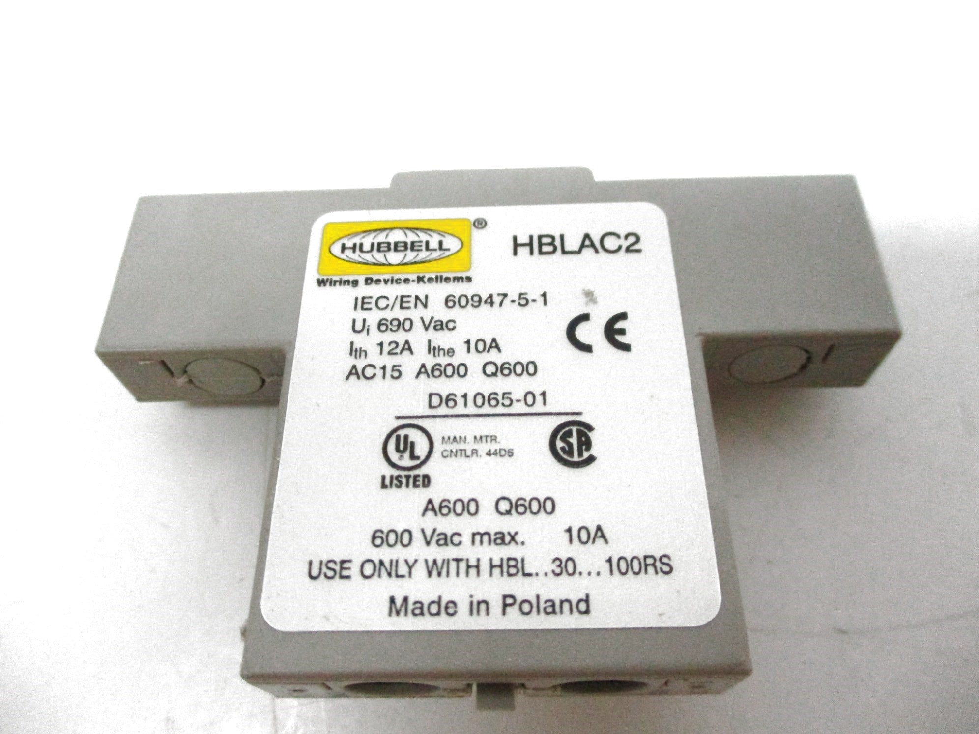 HUBBELL HBLAC2 NSMP