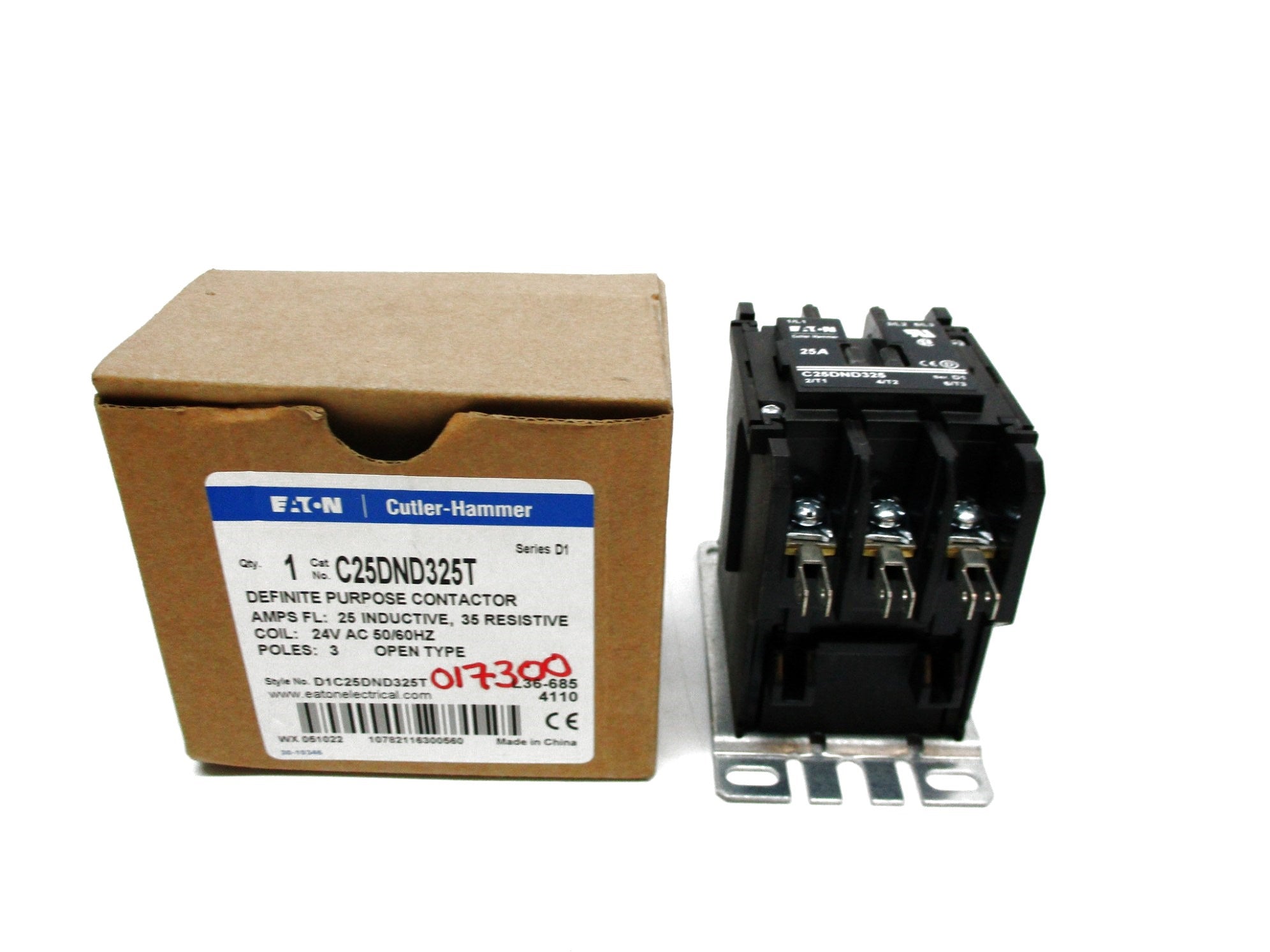 CUTLER HAMMER C25DND325T SER. D1 24VAC NSMP