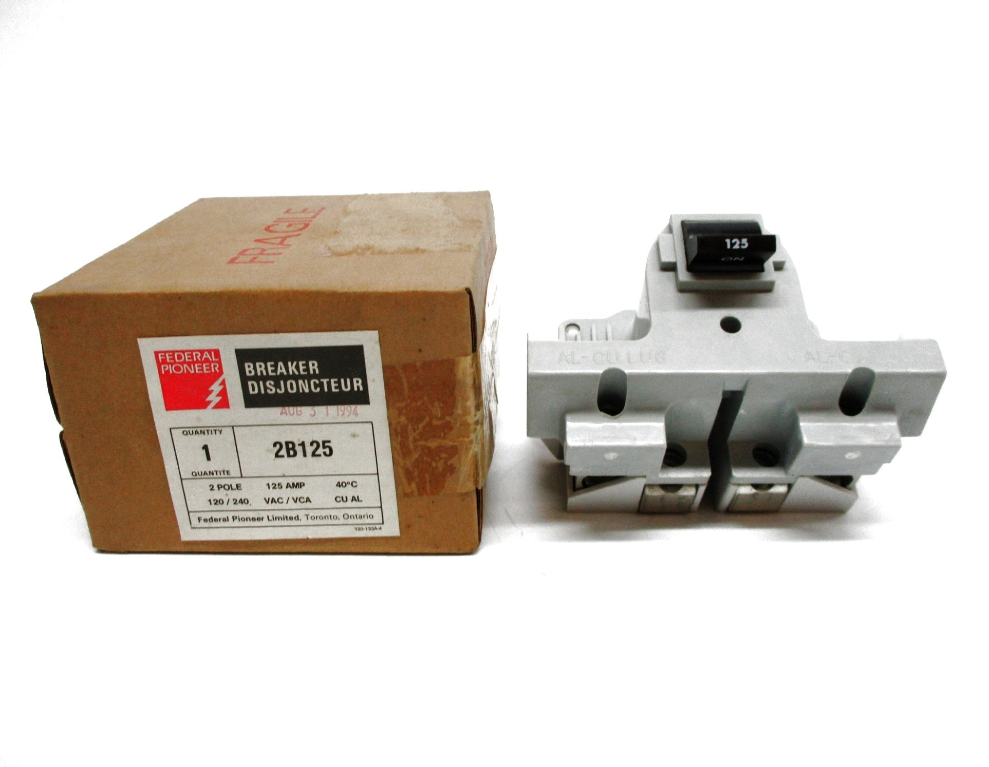 FEDERAL PIONEER 2B125 125A 120/240V NSMP