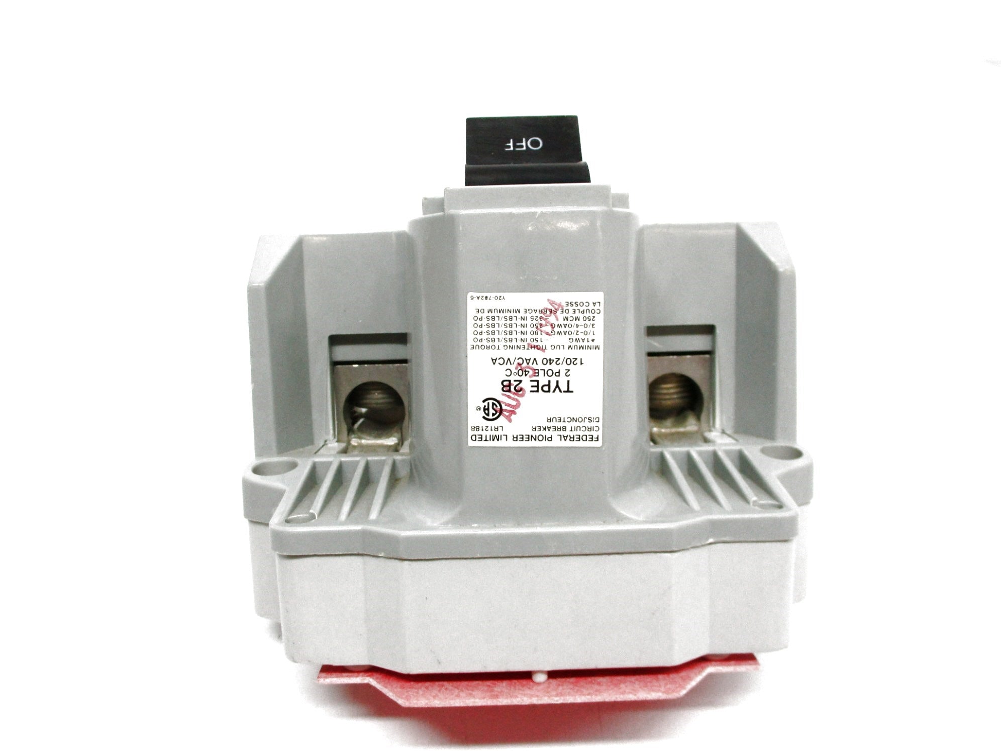 FEDERAL PIONEER 2B125 125A 120/240V NSMP