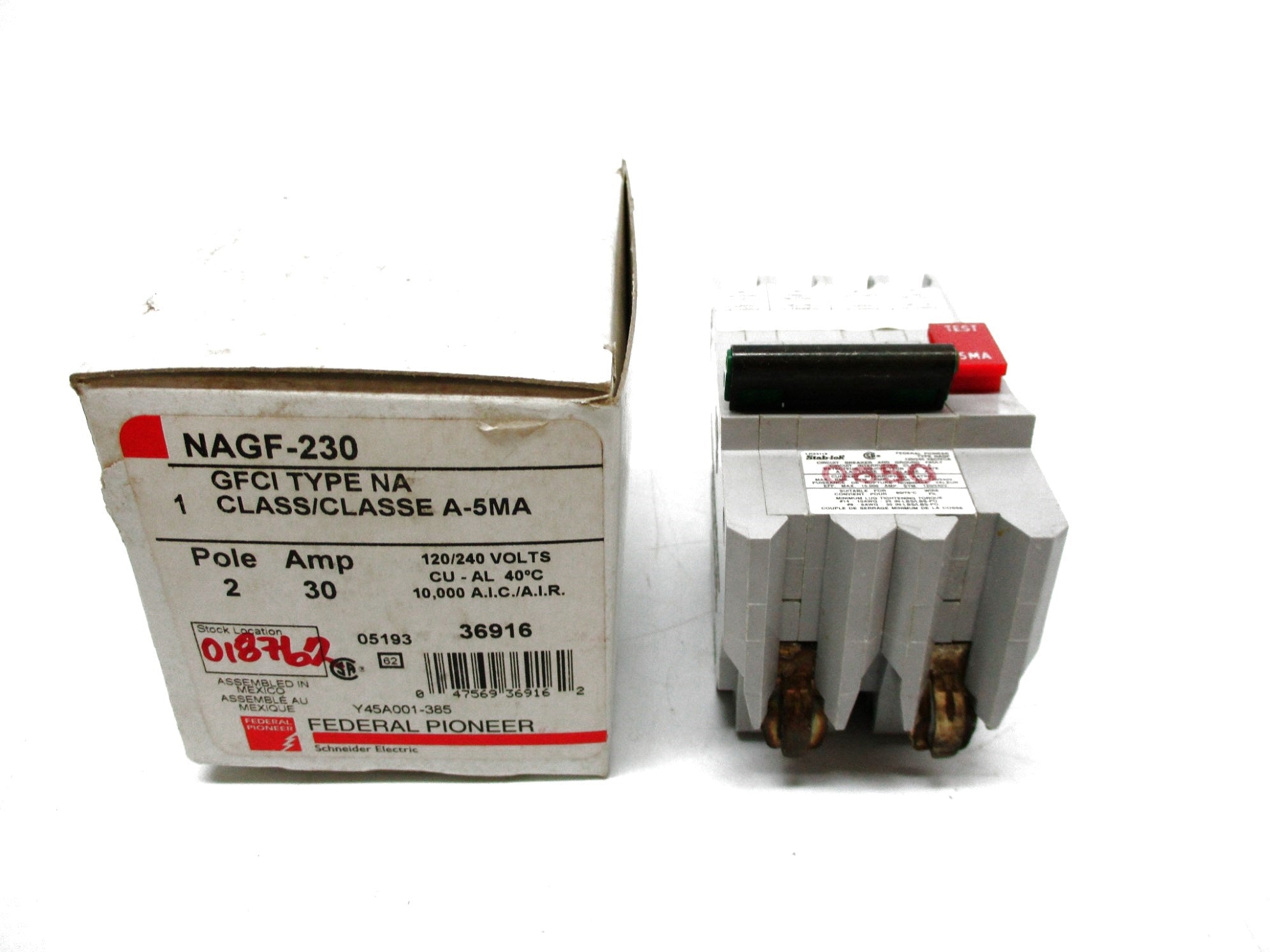 FEDERAL PIONEER NAGF-230 30A 120/240V NSMP