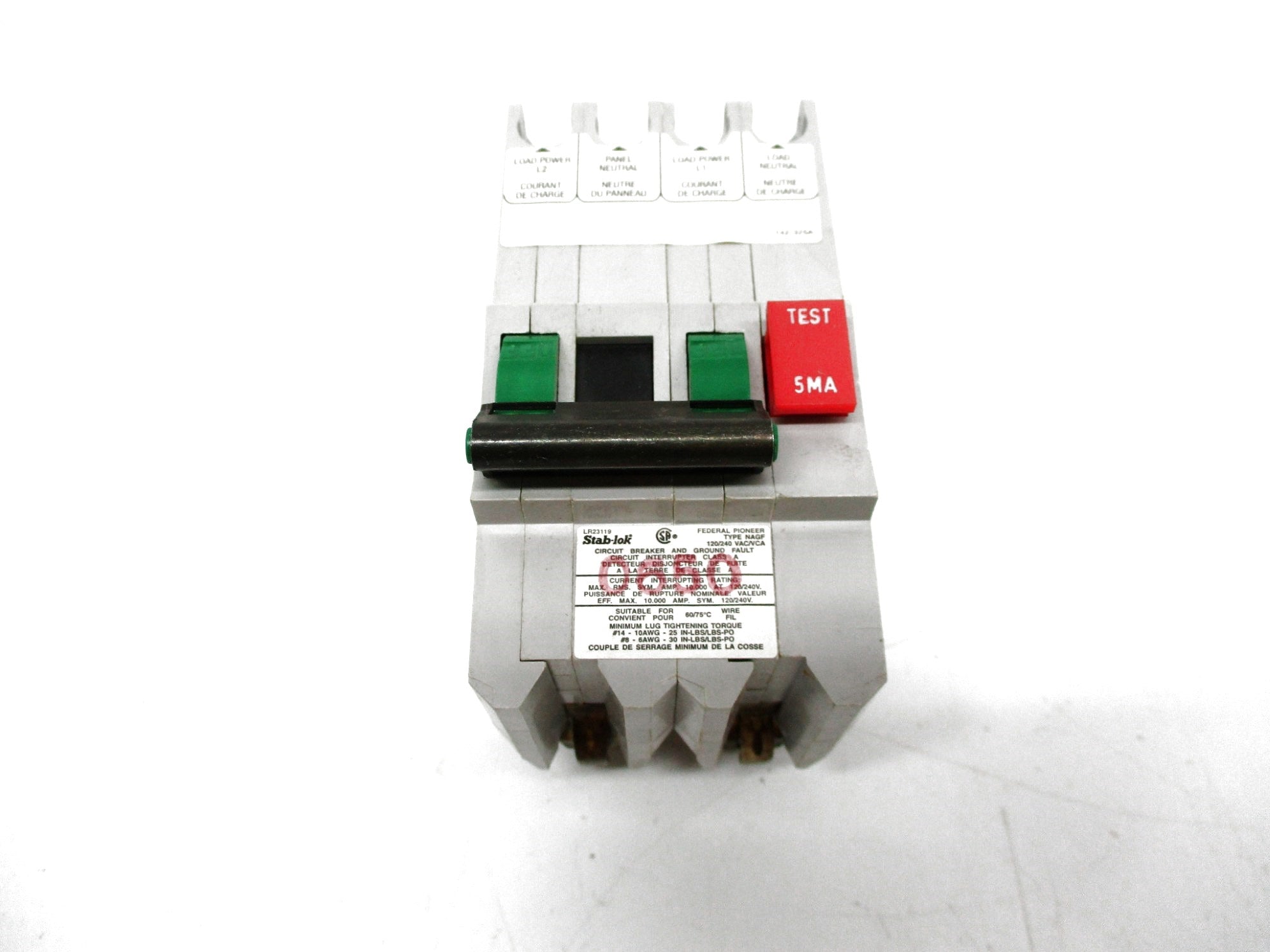 FEDERAL PIONEER NAGF-230 30A 120/240V NSMP