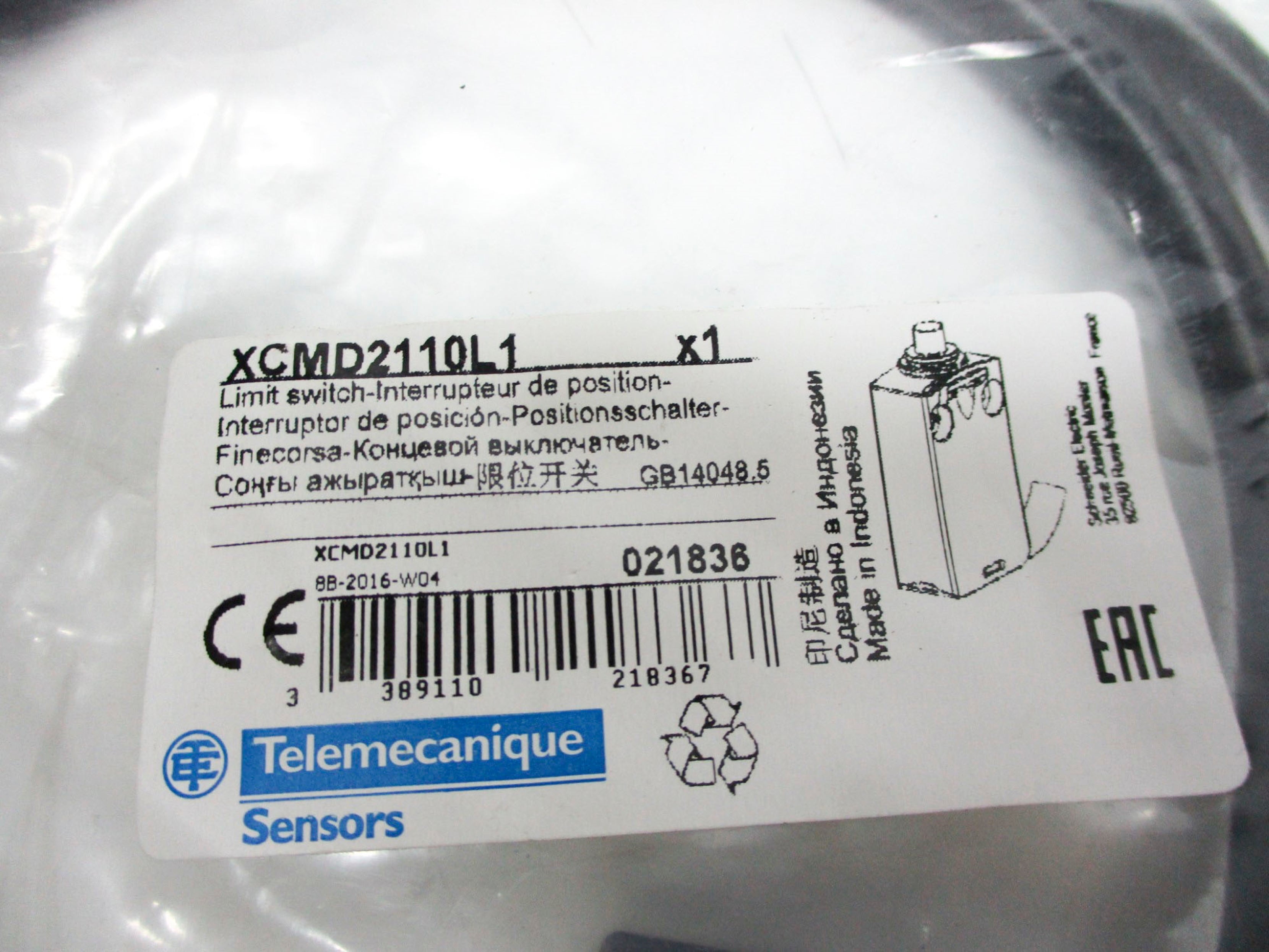 TELEMECANIWUE XCMD2110L1 NSMP