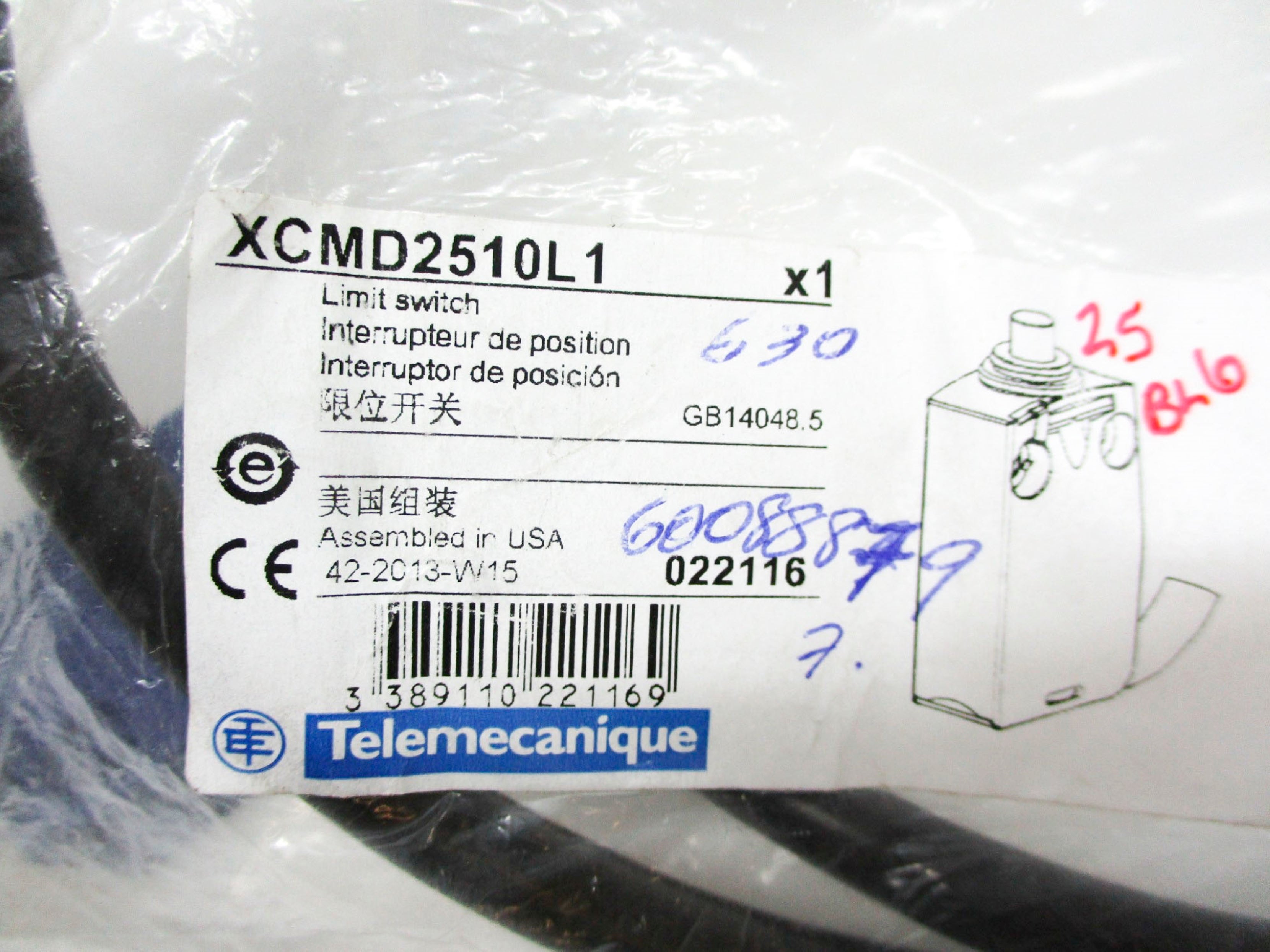 TELEMECANIQUE XCMD2510L1 NSMP