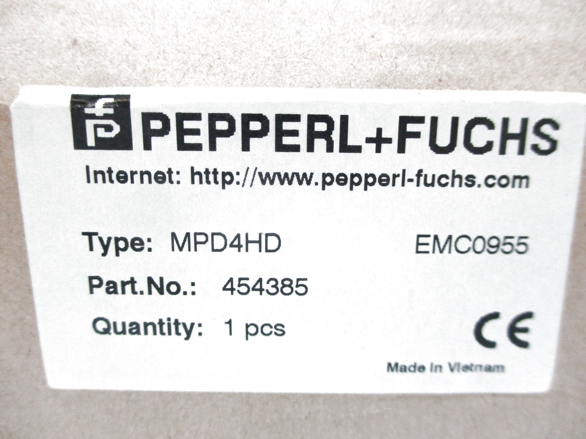 PEPPERL+FUCHS MPD4HD 454385 NSMP