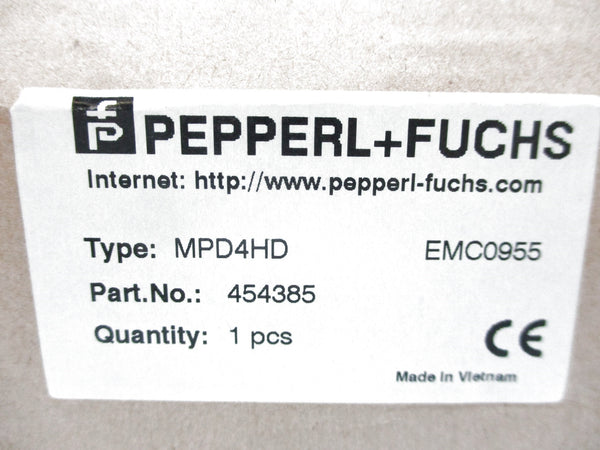 PEPPERL+FUCHS MPD4HD 454385 NSMP