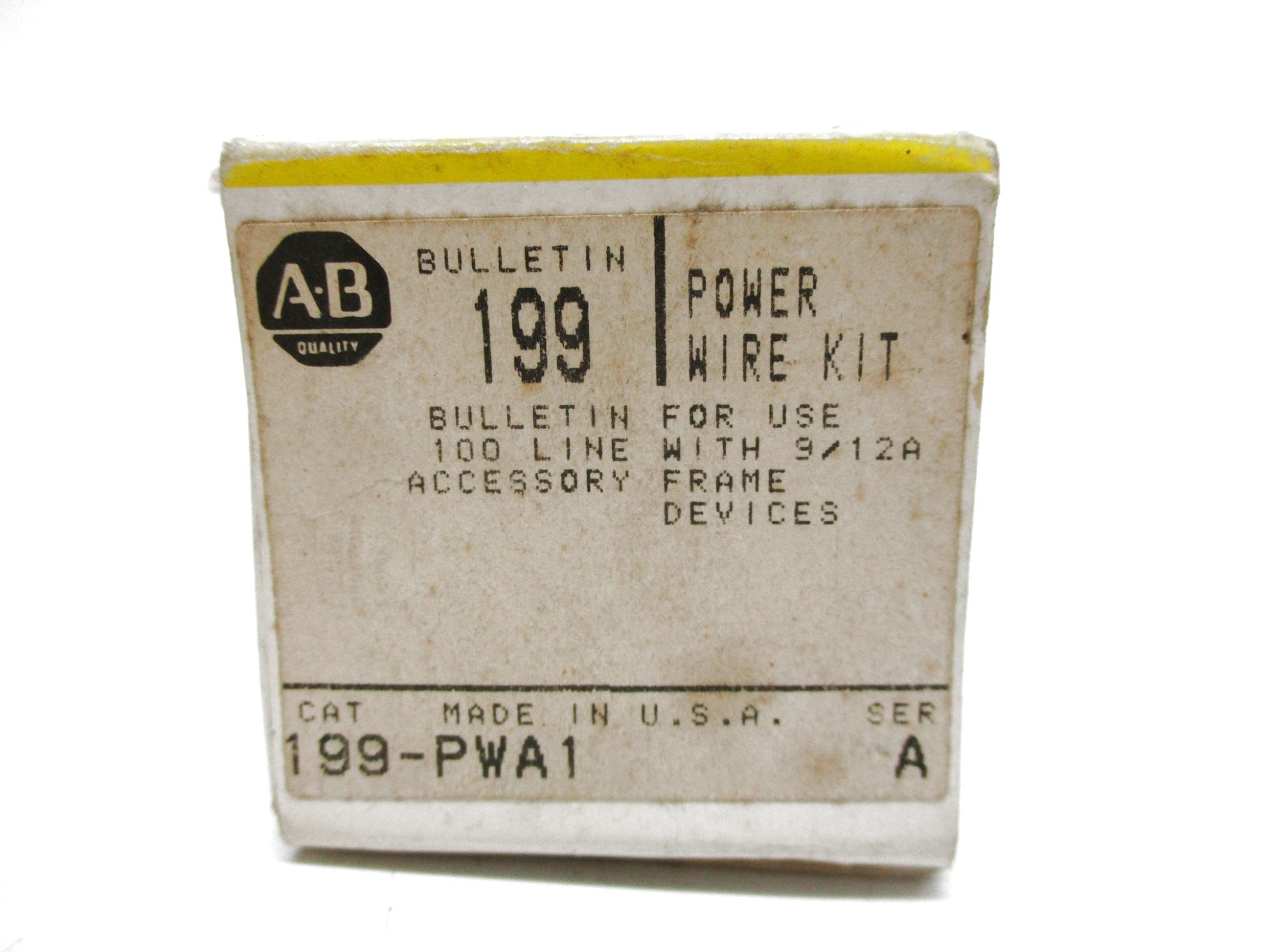 INDUSTRIAL SPARE PART 199-PWA1 SER. A (BK/GD) NSMP