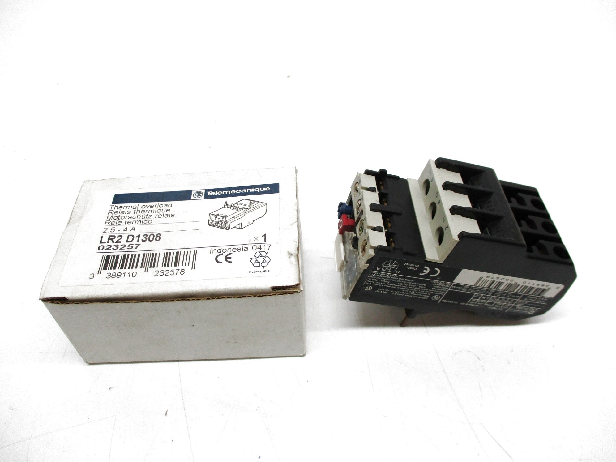 TELEMECANIQUE LR2D1308 2.5-4A NSMP