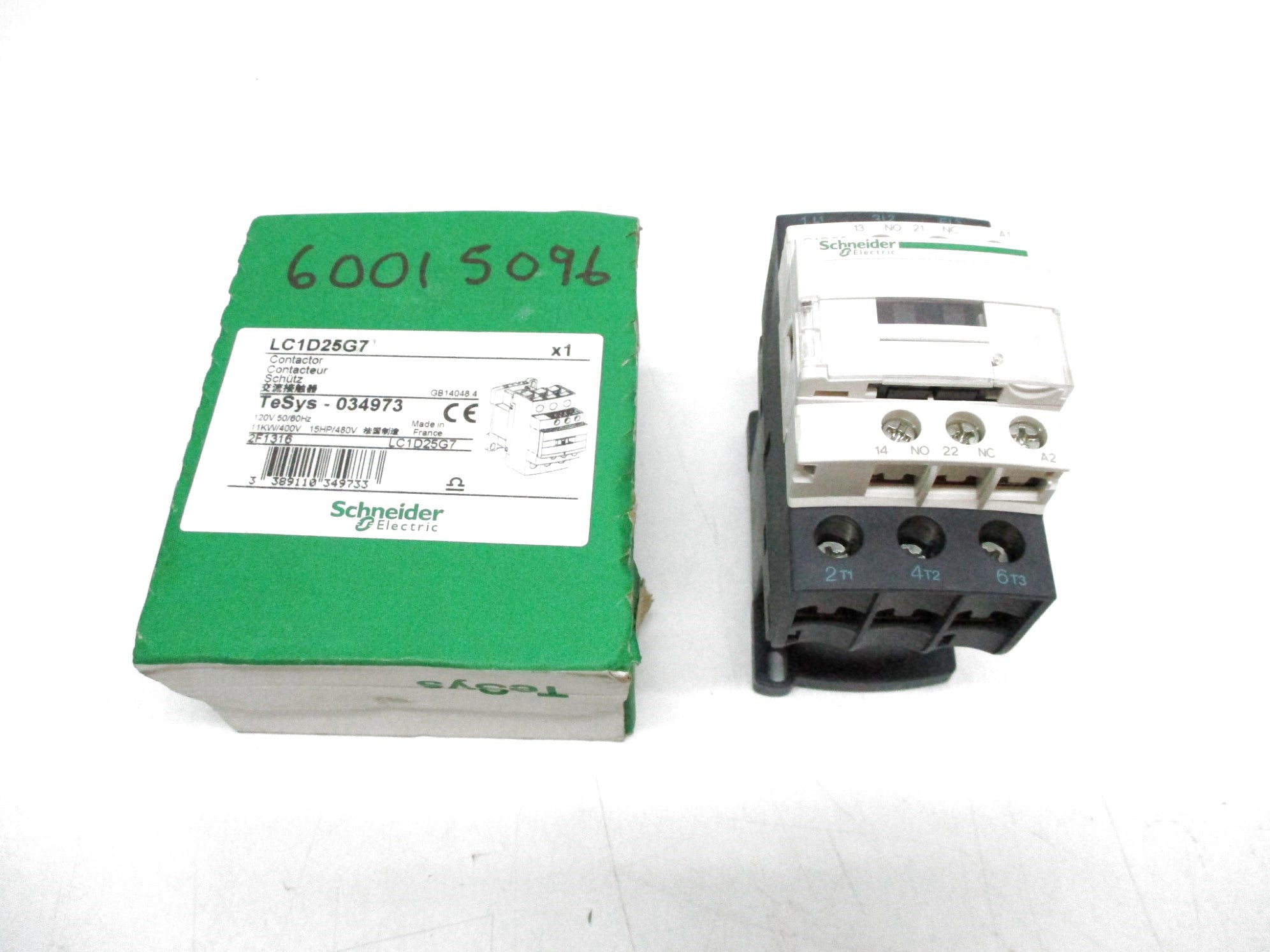 SCHNEIDER ELECTRIC LC1D25G7 120V NSMP