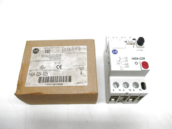 ALLEN BRADLEY 140A-C2A-B25 SER. A 1.6-2.5A (BR/WH) NSMP