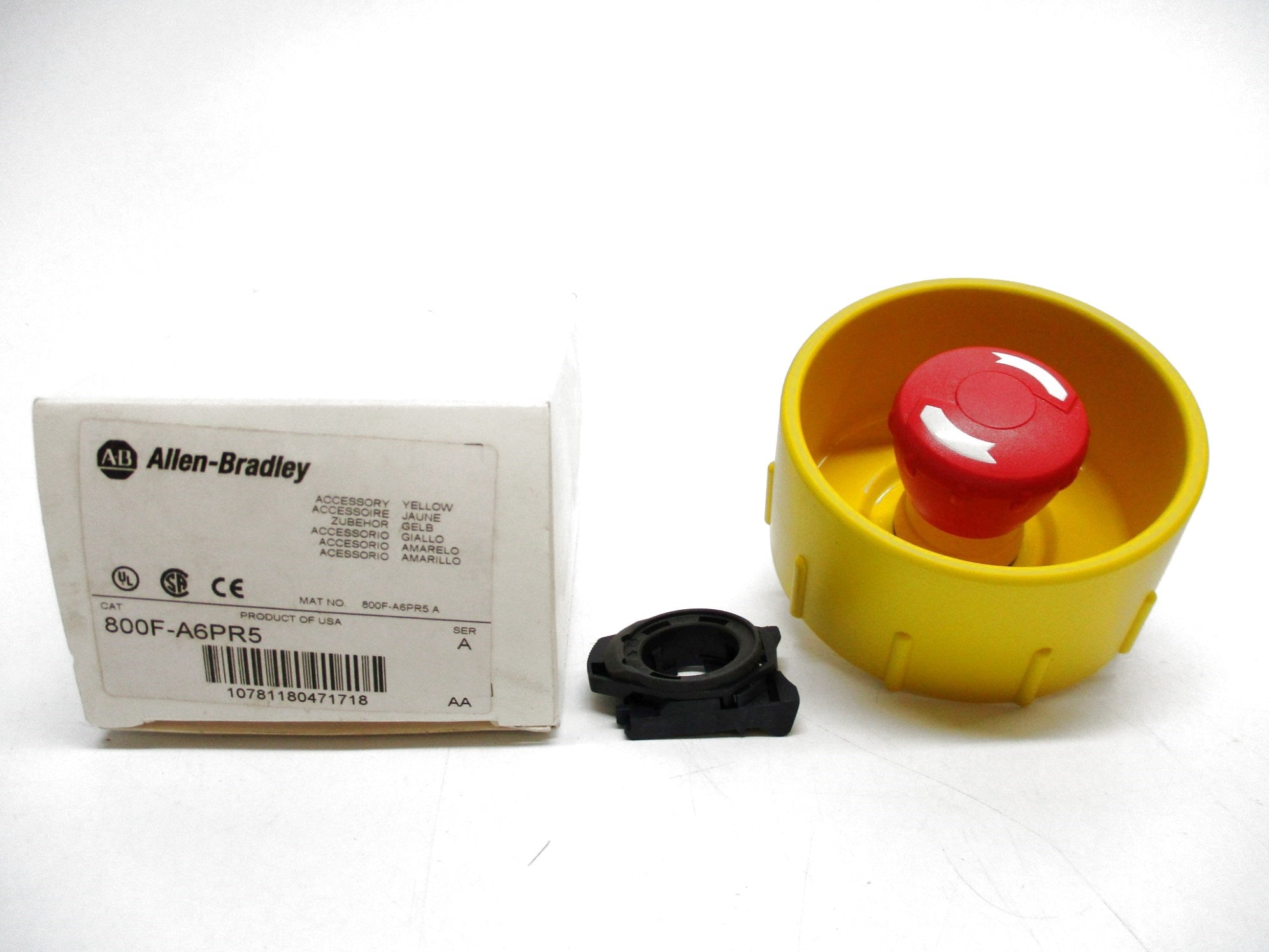 ALLEN BRADLEY 800F-A6PR5 SER. A (WH) NSMP
