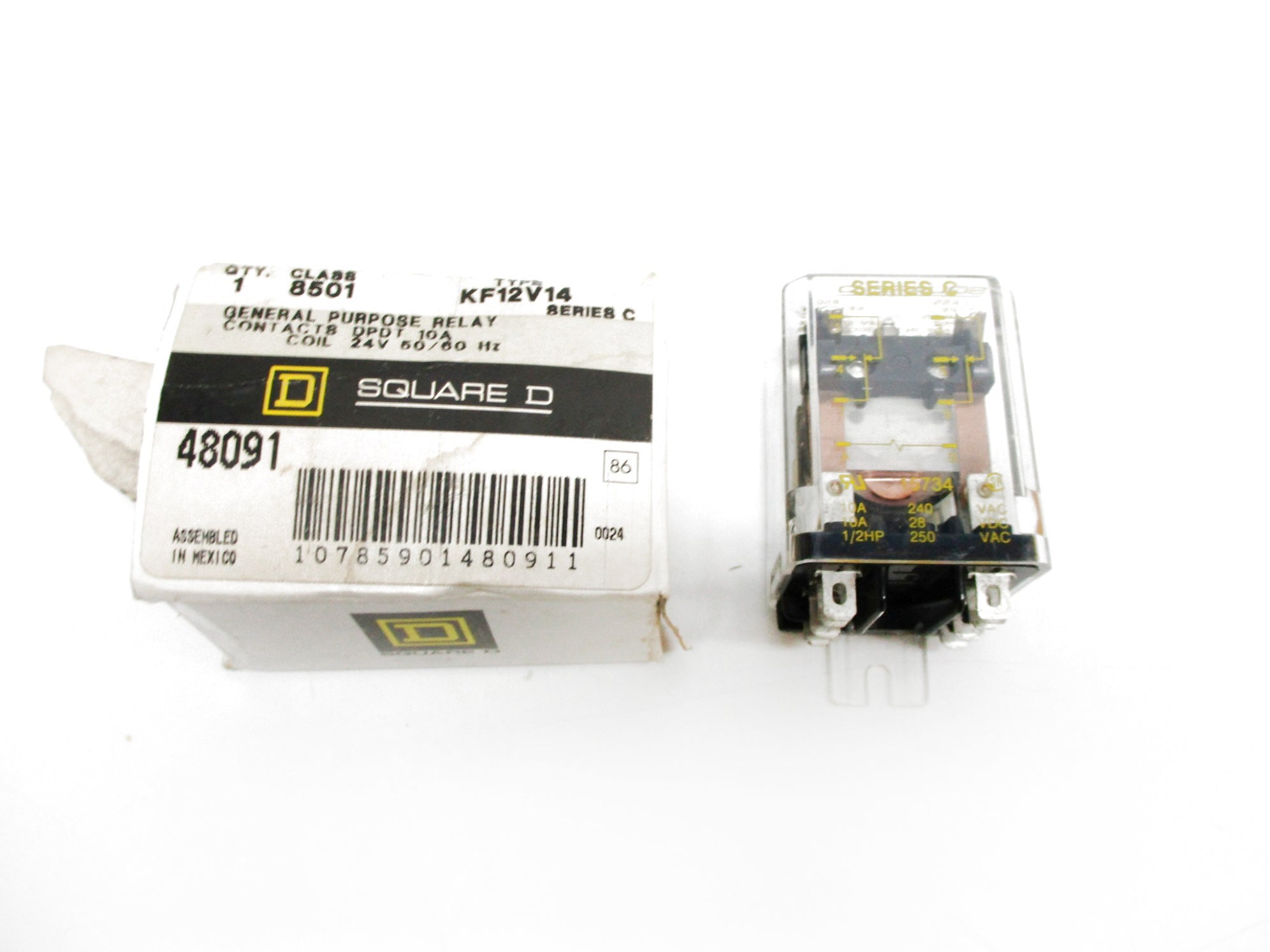 SQUARE D 8501KF12V14 SER. C 24V NSMP